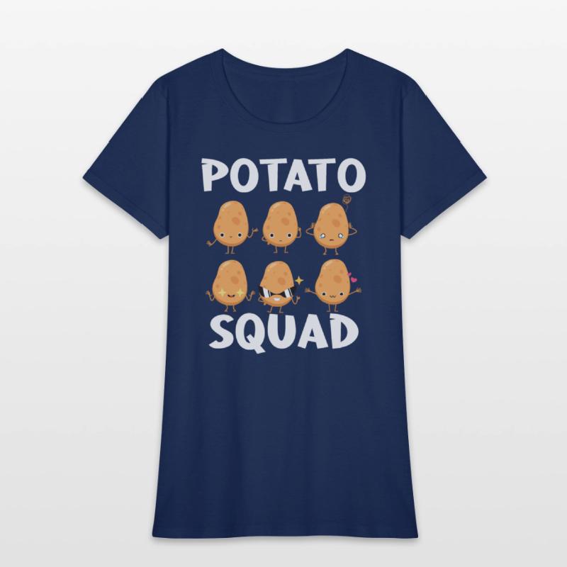 Funny Potato Cute Kawaii Style Potato Squad
