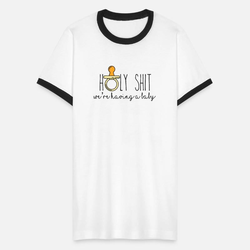 FUNNY Pregnancy Baby Announcement print HOLY SHIT