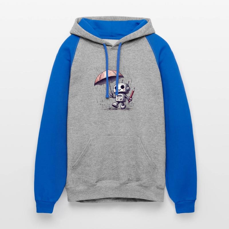 Funny Robot and rain