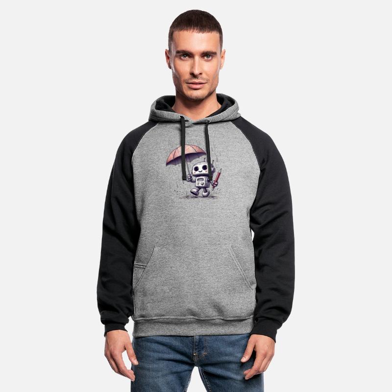 Funny Robot and rain