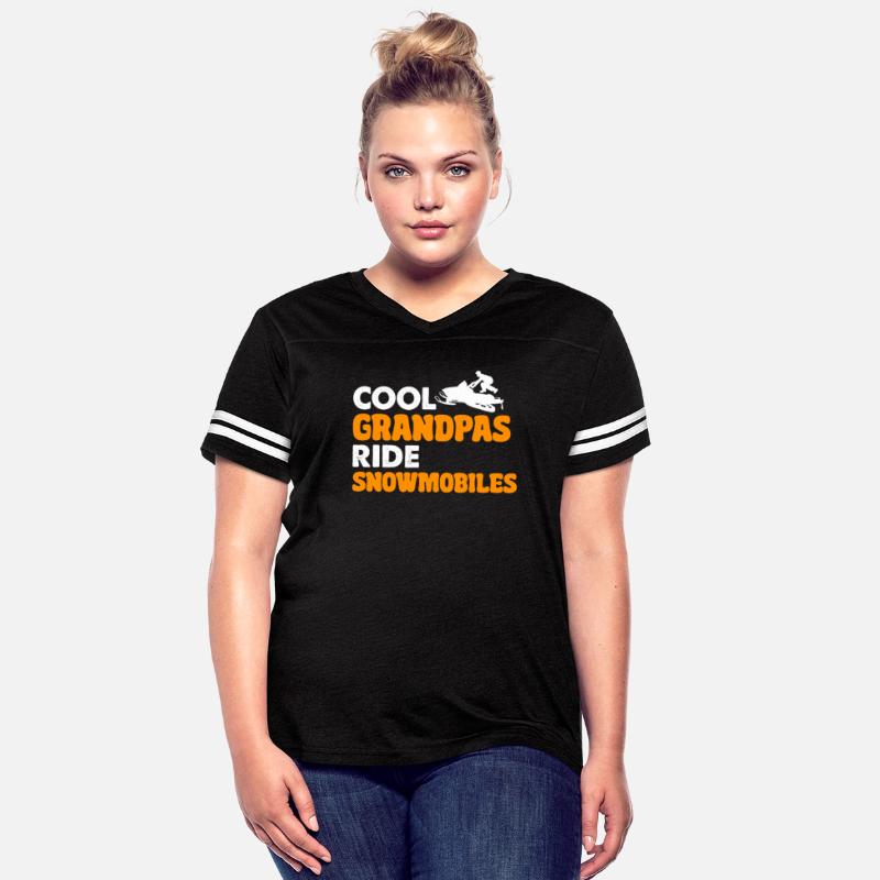 Funny Snowmobile Grandpa Mens Snowmobiling Rider