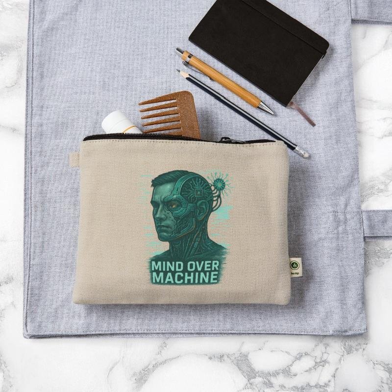 Futuristic Cyborg Human Portrait