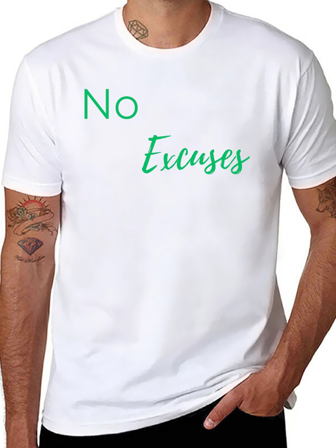 No Excuses Black T-Shirt