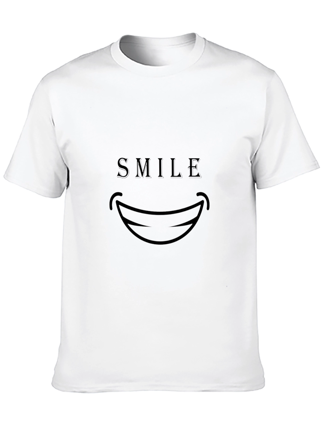 Smile Graphic Black T-Shirt
