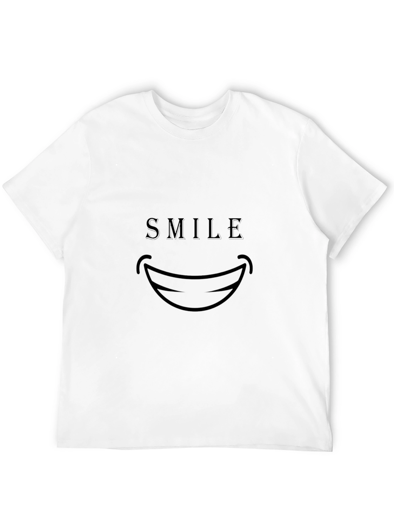 Smile Graphic Black T-Shirt