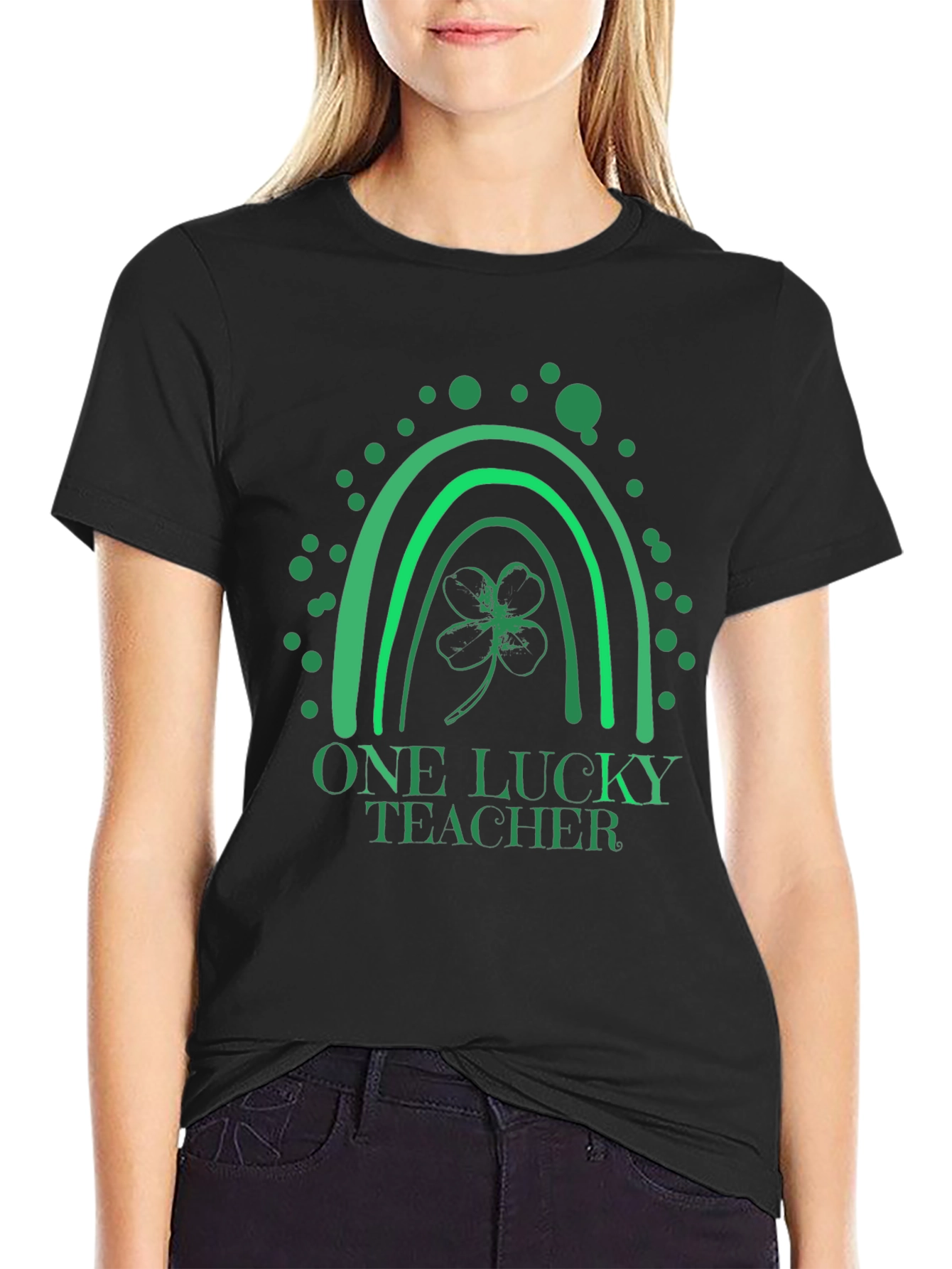 One Lucky Teacher St. Patricks Day Graphic Tee