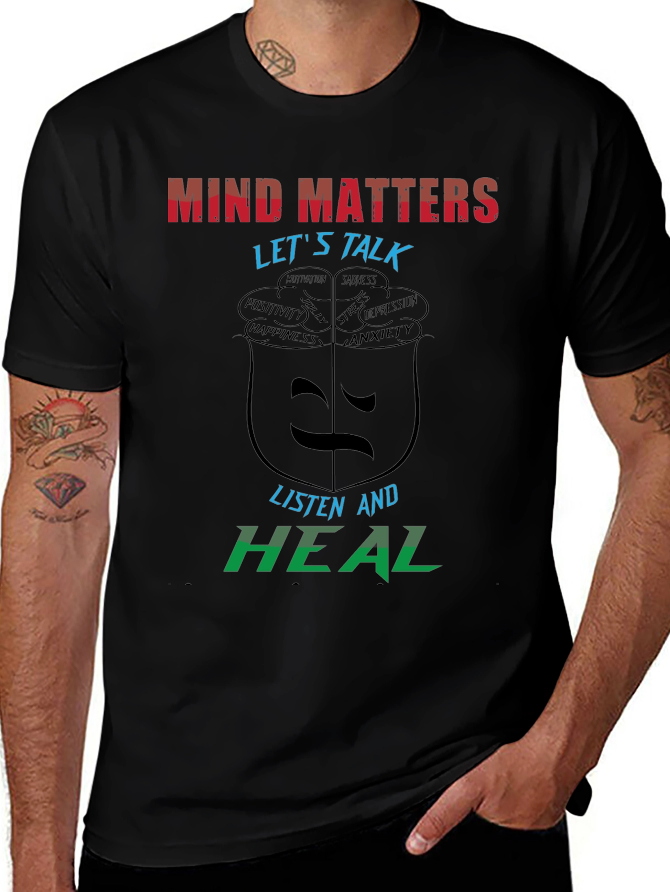 Mind Matters Graphic T-Shirt - Mental Health Awareness