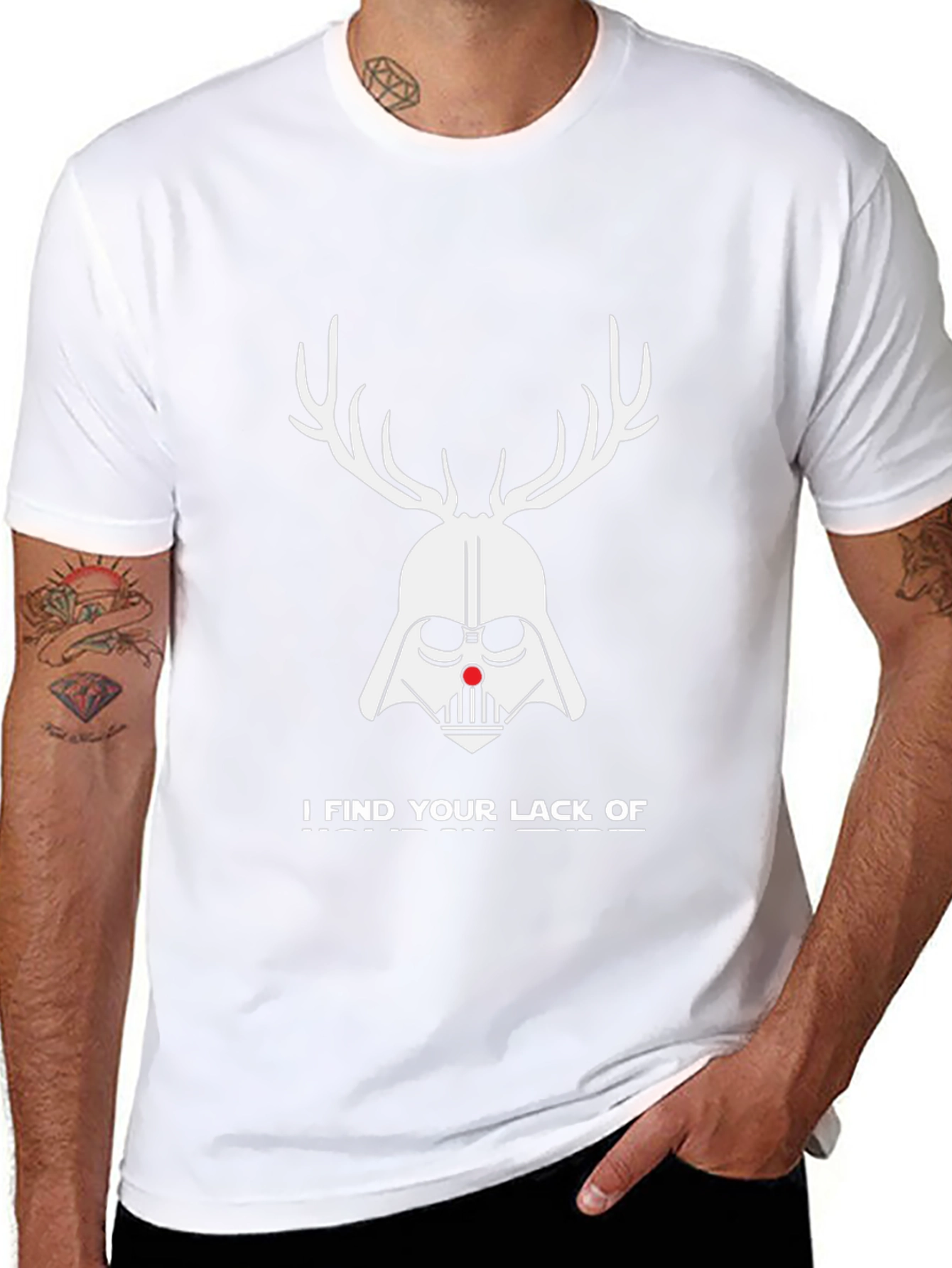 Darth Vader Reindeer Christmas T-Shirt