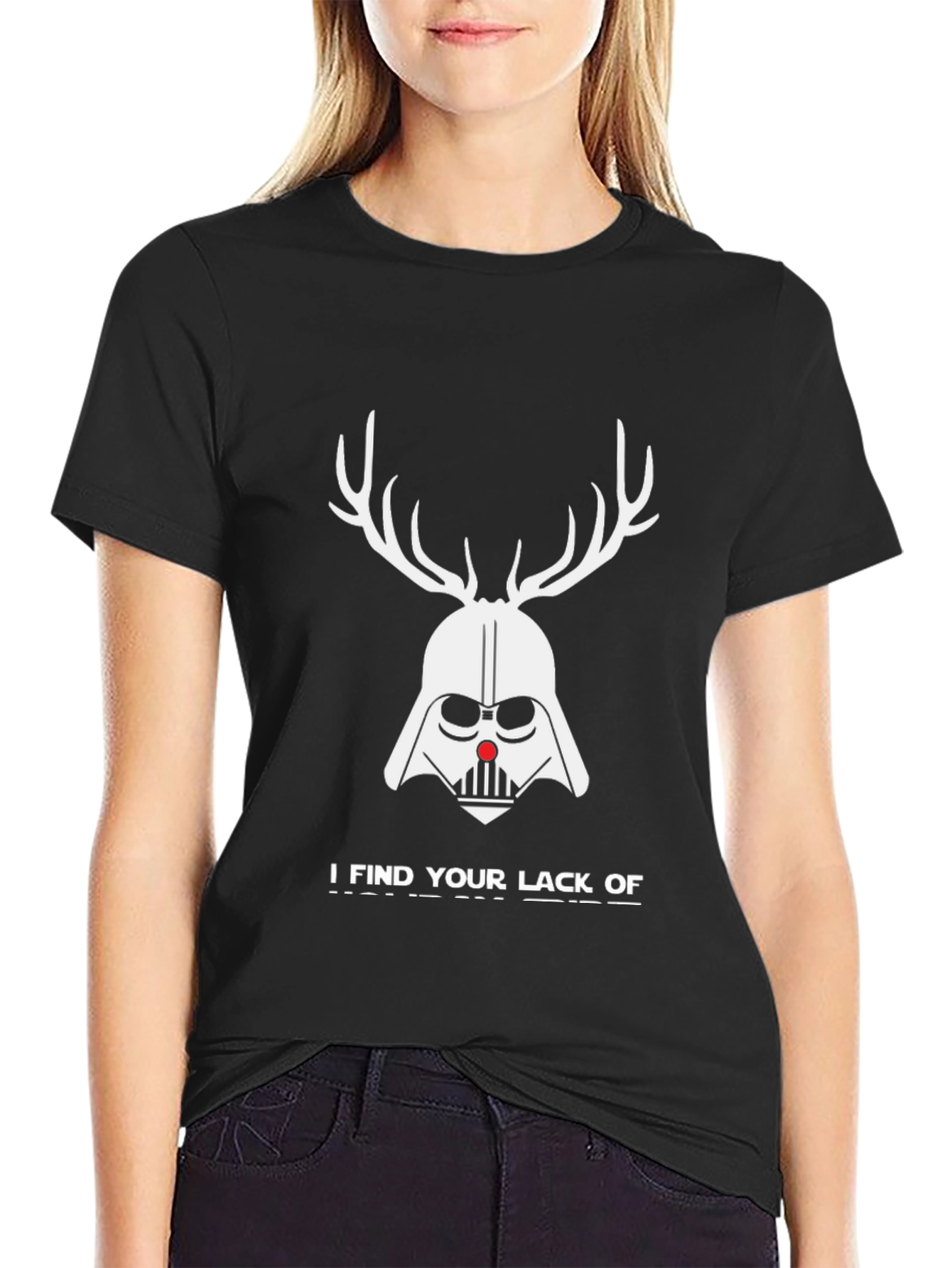 Darth Vader Reindeer Christmas T-Shirt