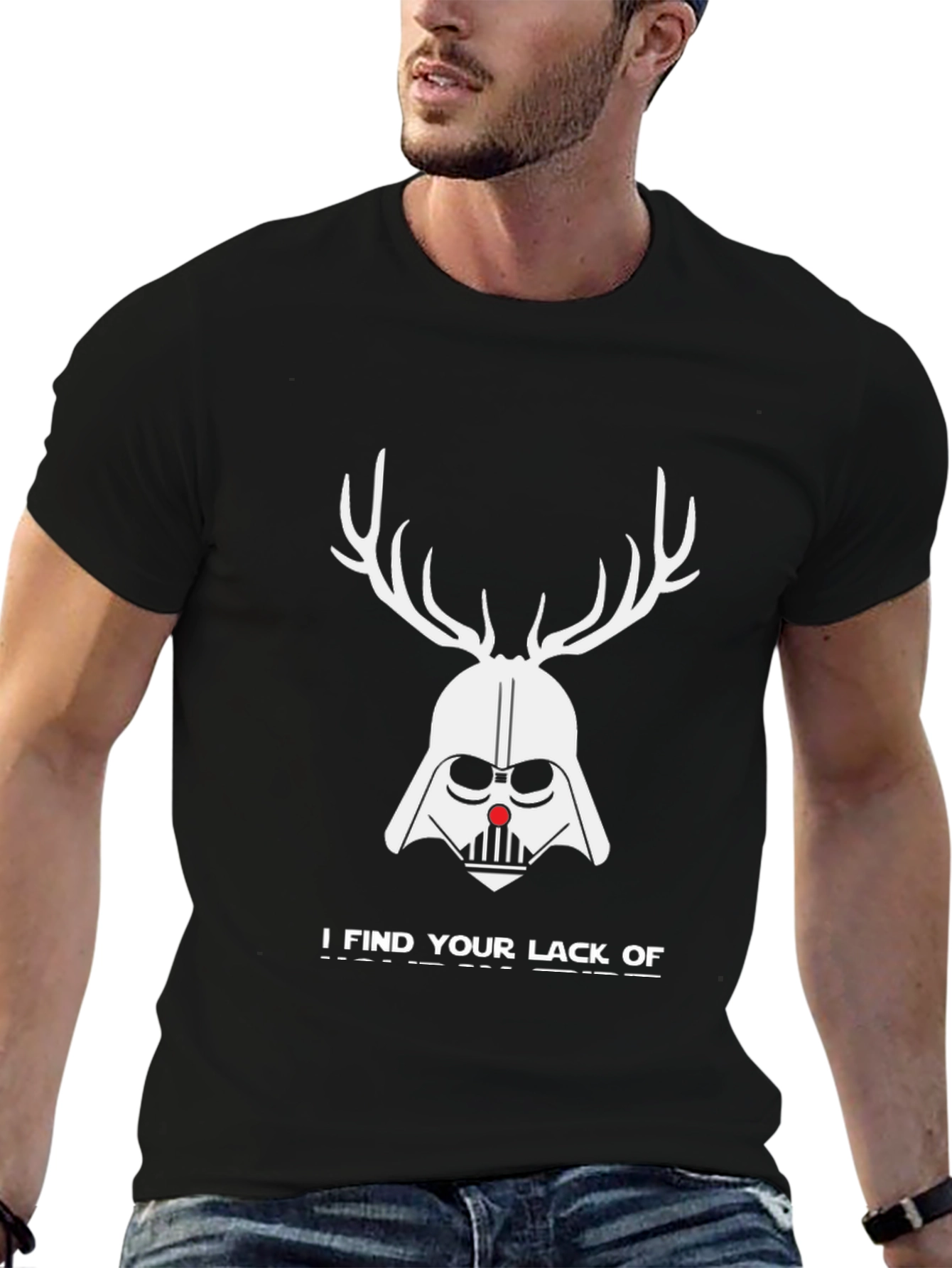 Darth Vader Reindeer Christmas T-Shirt