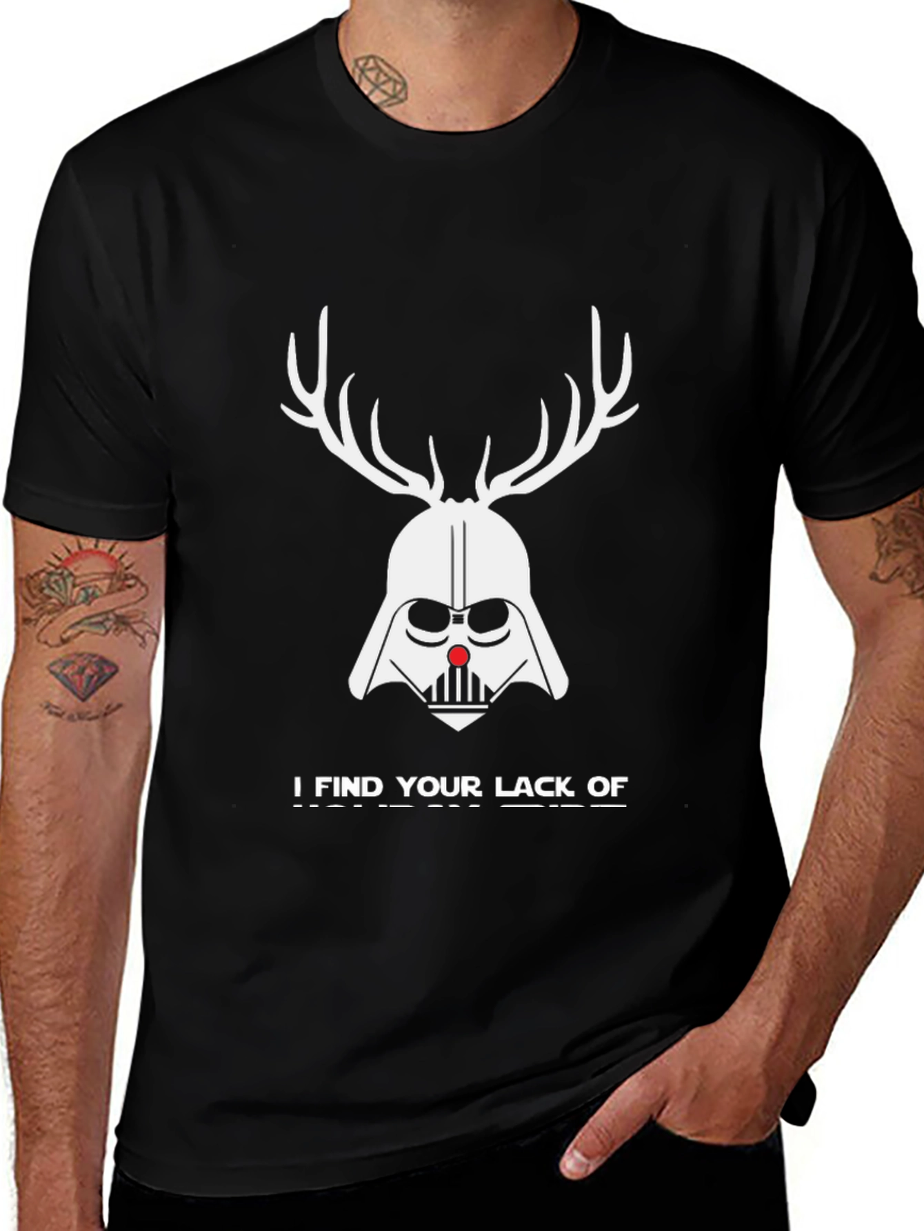 Darth Vader Reindeer Christmas T-Shirt