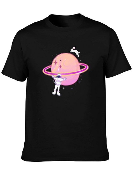 Astronaut & Bunny Planet Graphic Tee