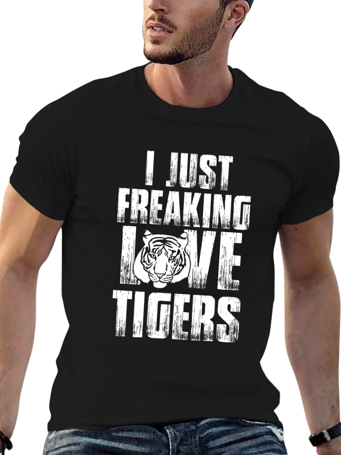 I Just Freaking Love Tigers Graphic Tee