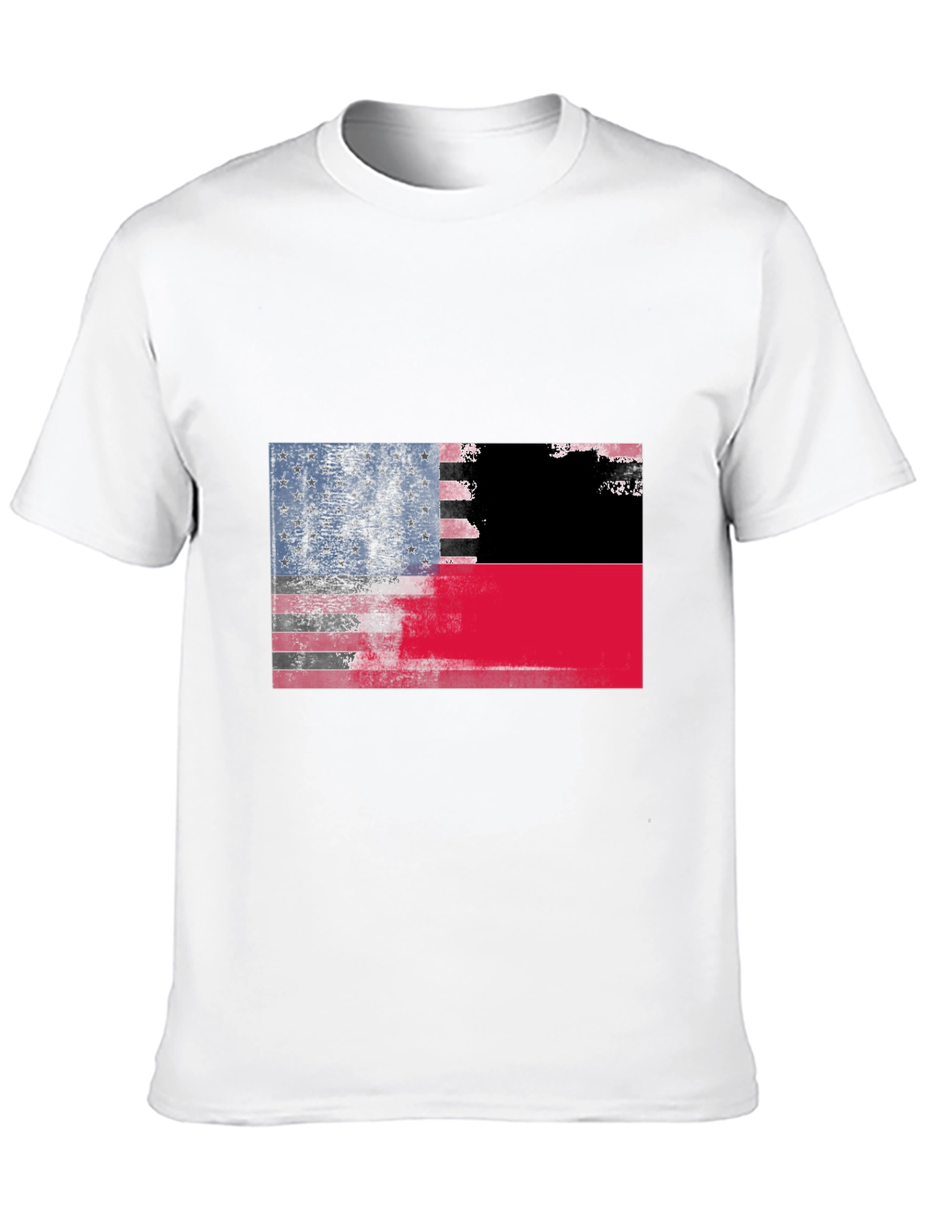 USA/Palestine Flag Graphic T-Shirt