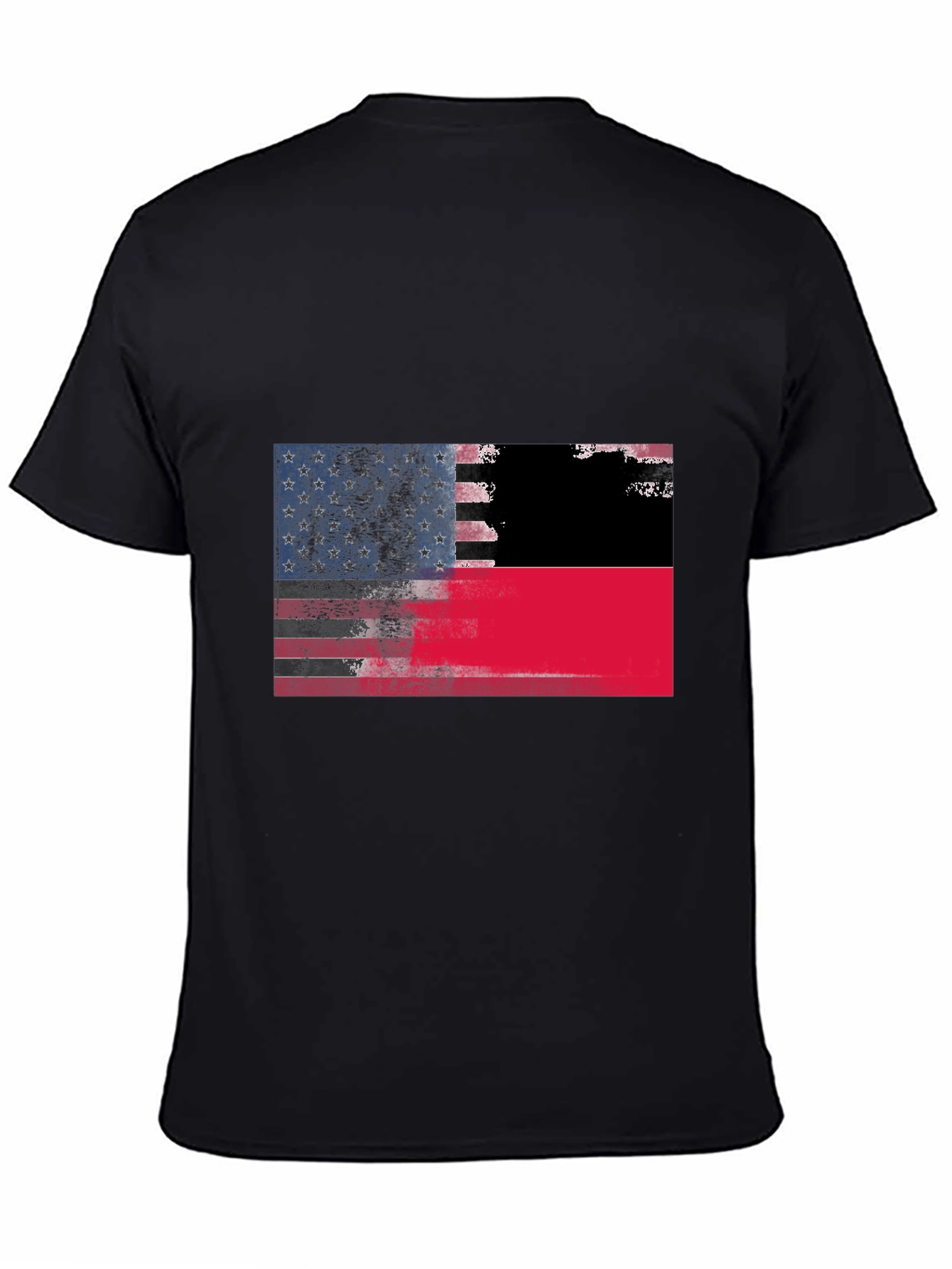 USA/Palestine Flag Graphic T-Shirt