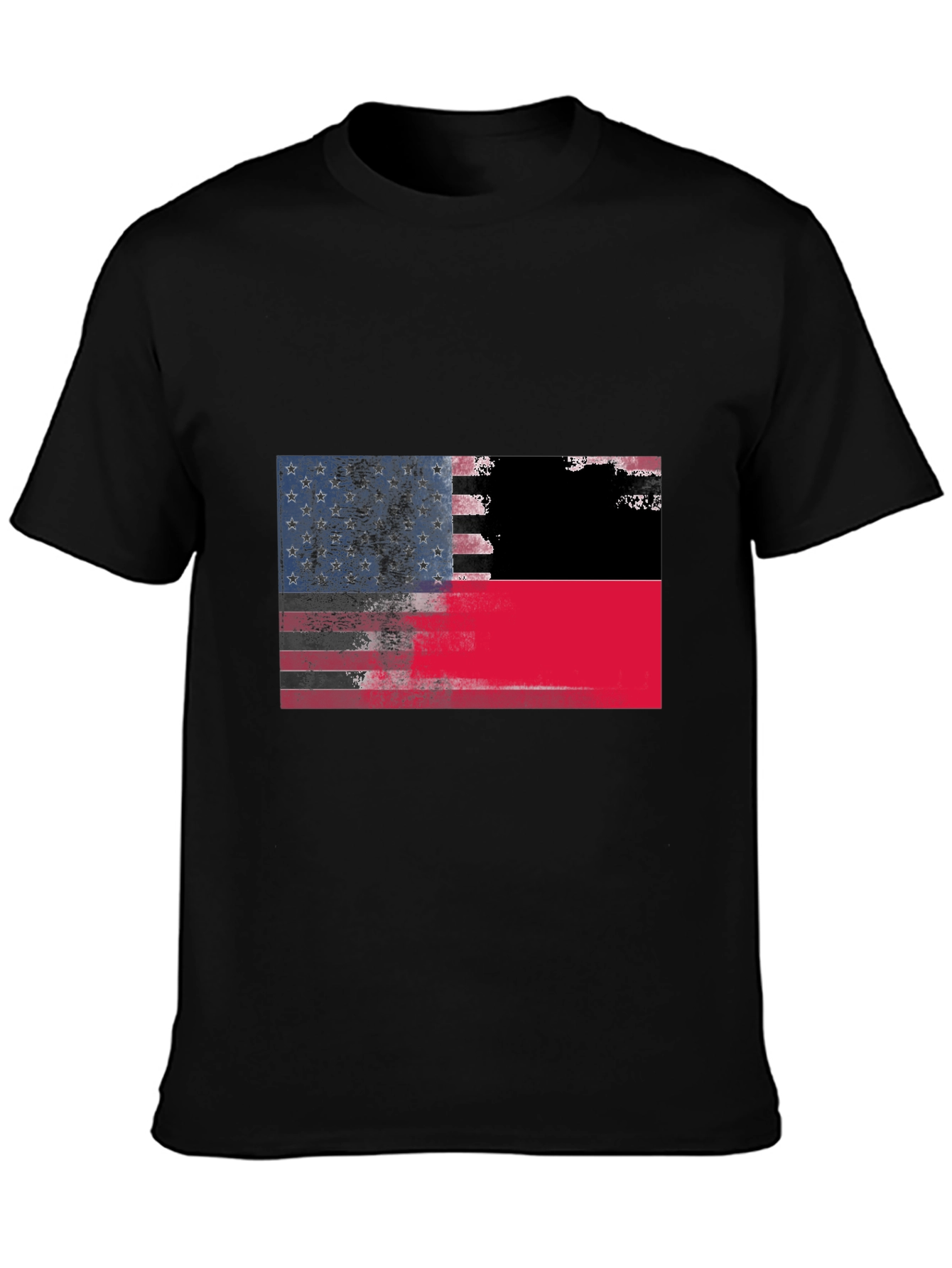 USA/Palestine Flag Graphic T-Shirt