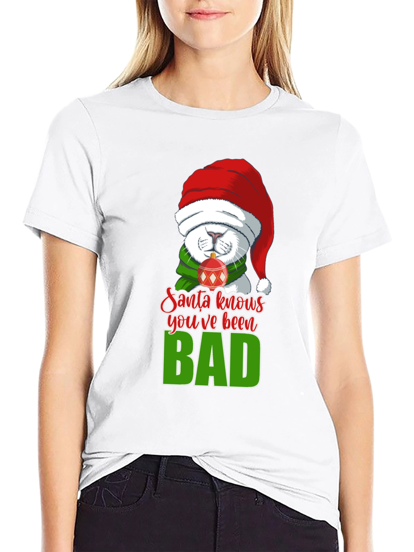 Santa Knows Youve Been Bad T-Shirt