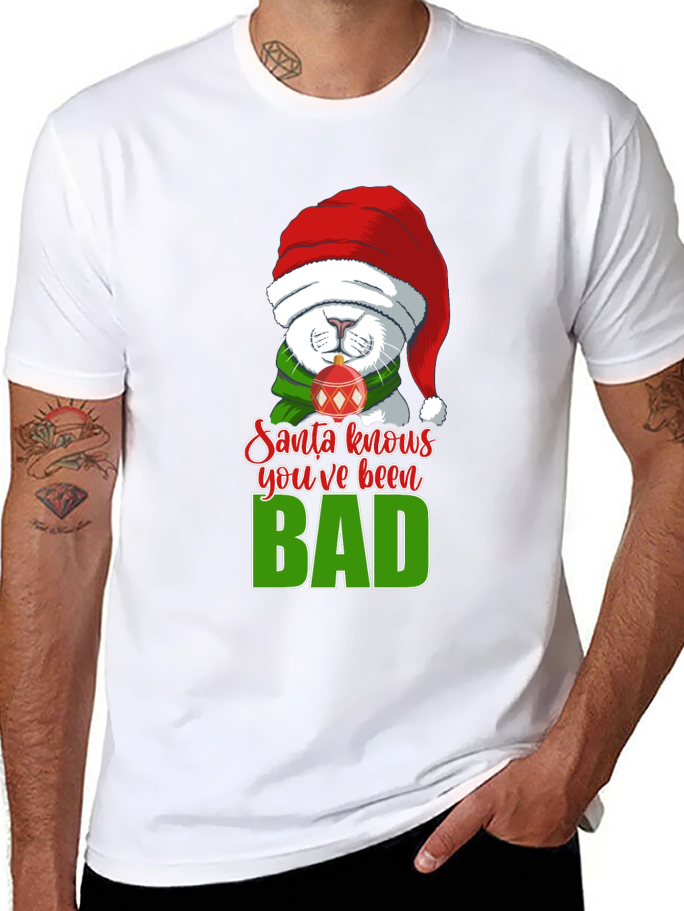 Santa Knows Youve Been Bad T-Shirt