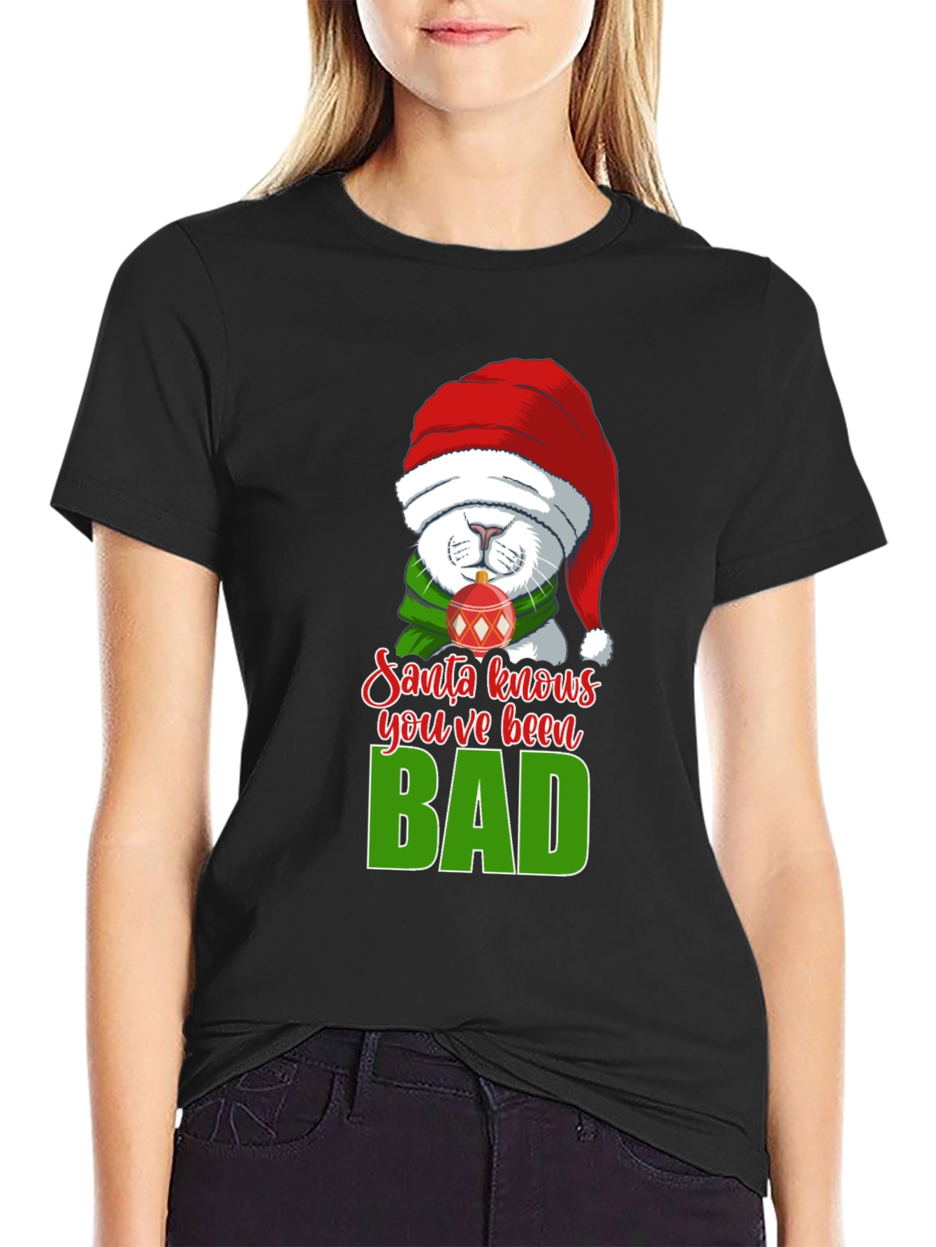 Santa Knows Youve Been Bad T-Shirt