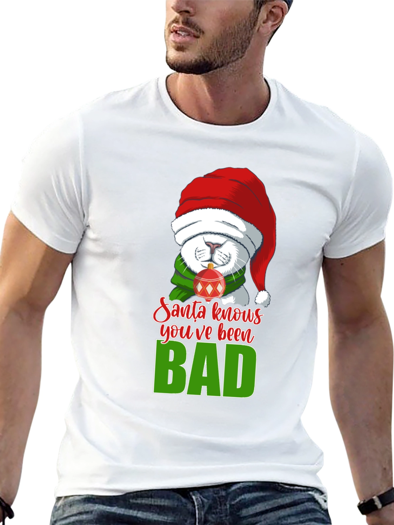 Santa Knows Youve Been Bad T-Shirt