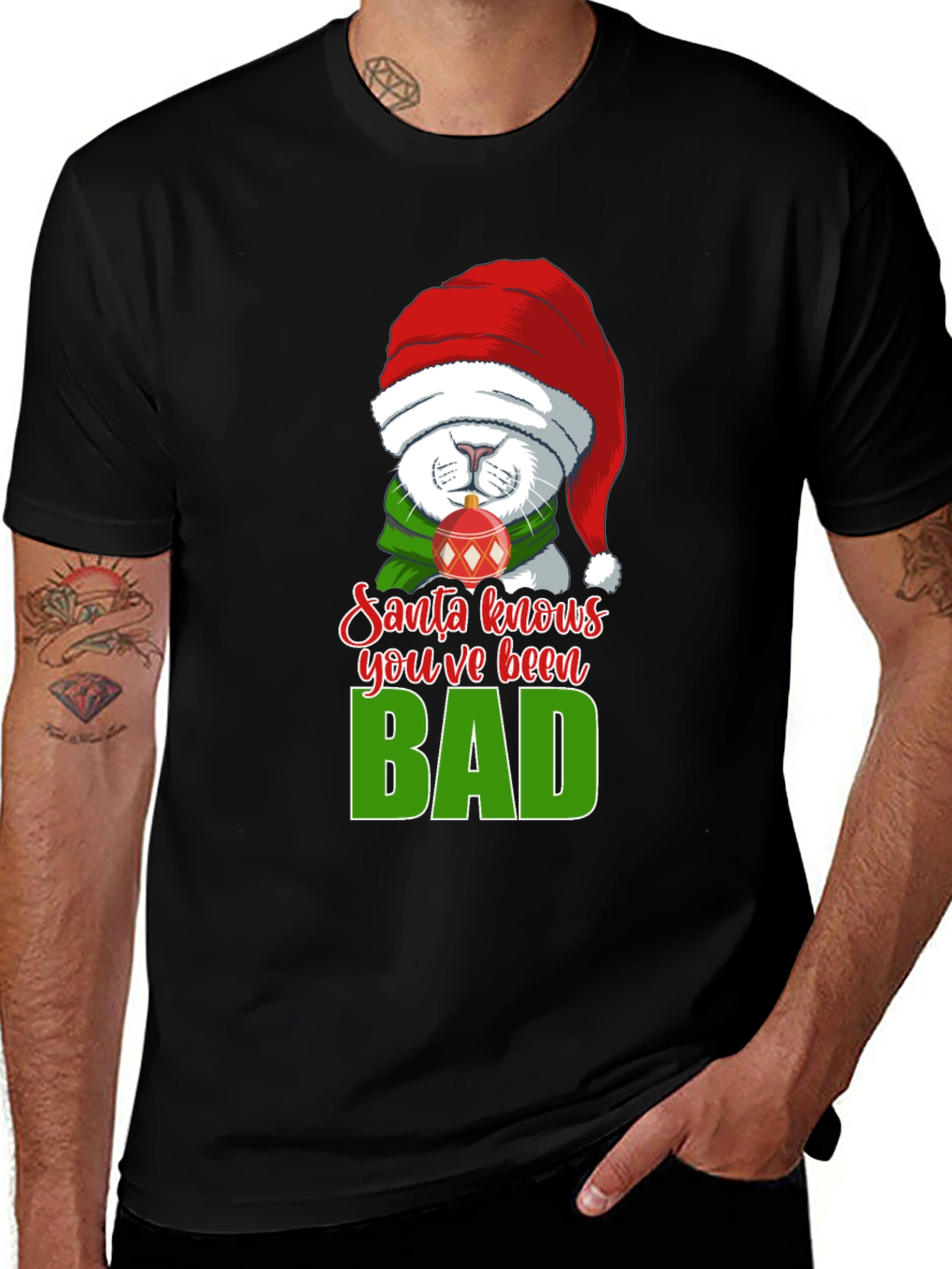 Santa Knows Youve Been Bad T-Shirt