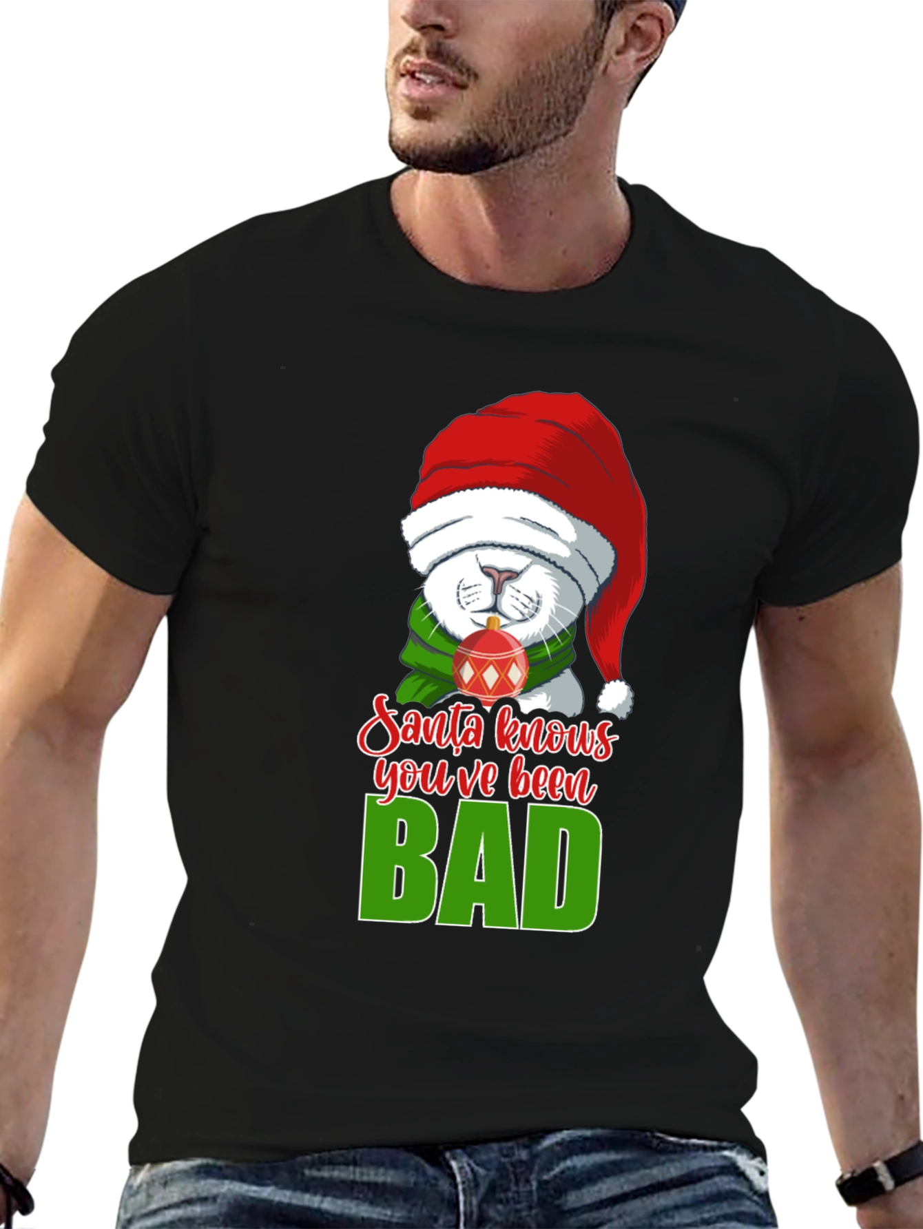 Santa Knows Youve Been Bad T-Shirt