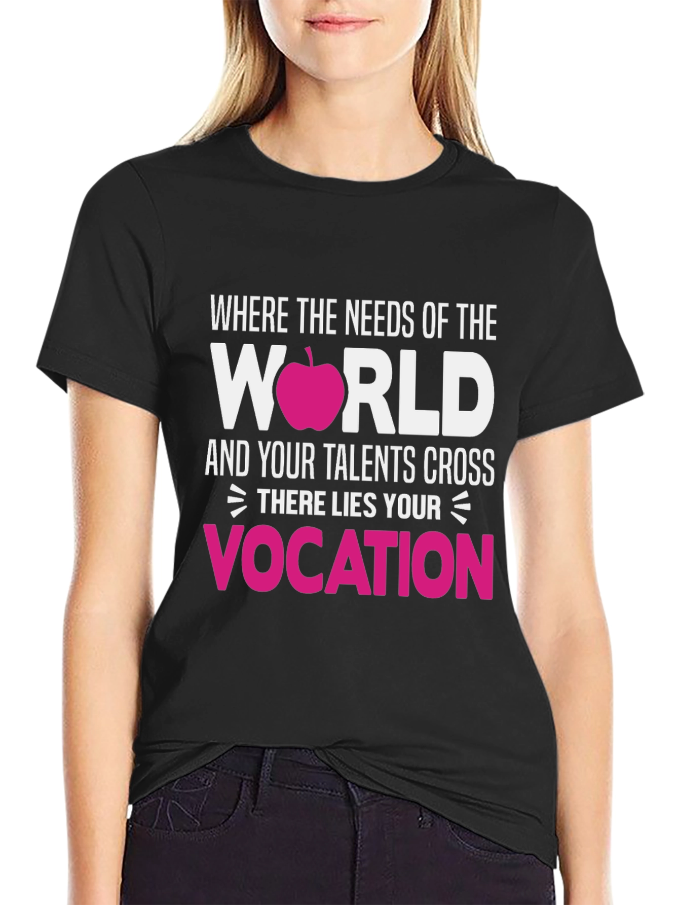 Vocation T-Shirt: Needs of the World Teacher Tee