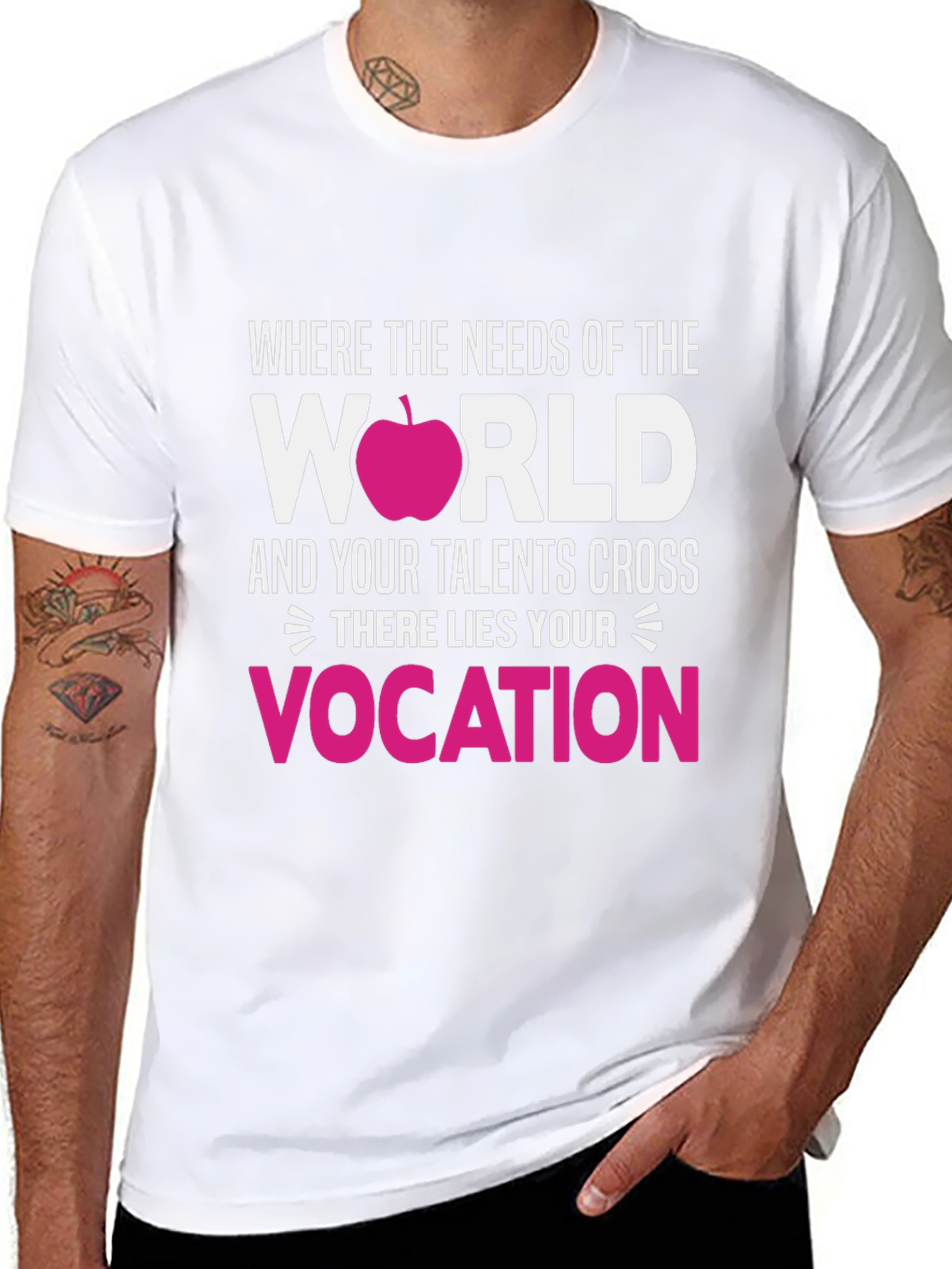 Vocation T-Shirt: Needs of the World Teacher Tee