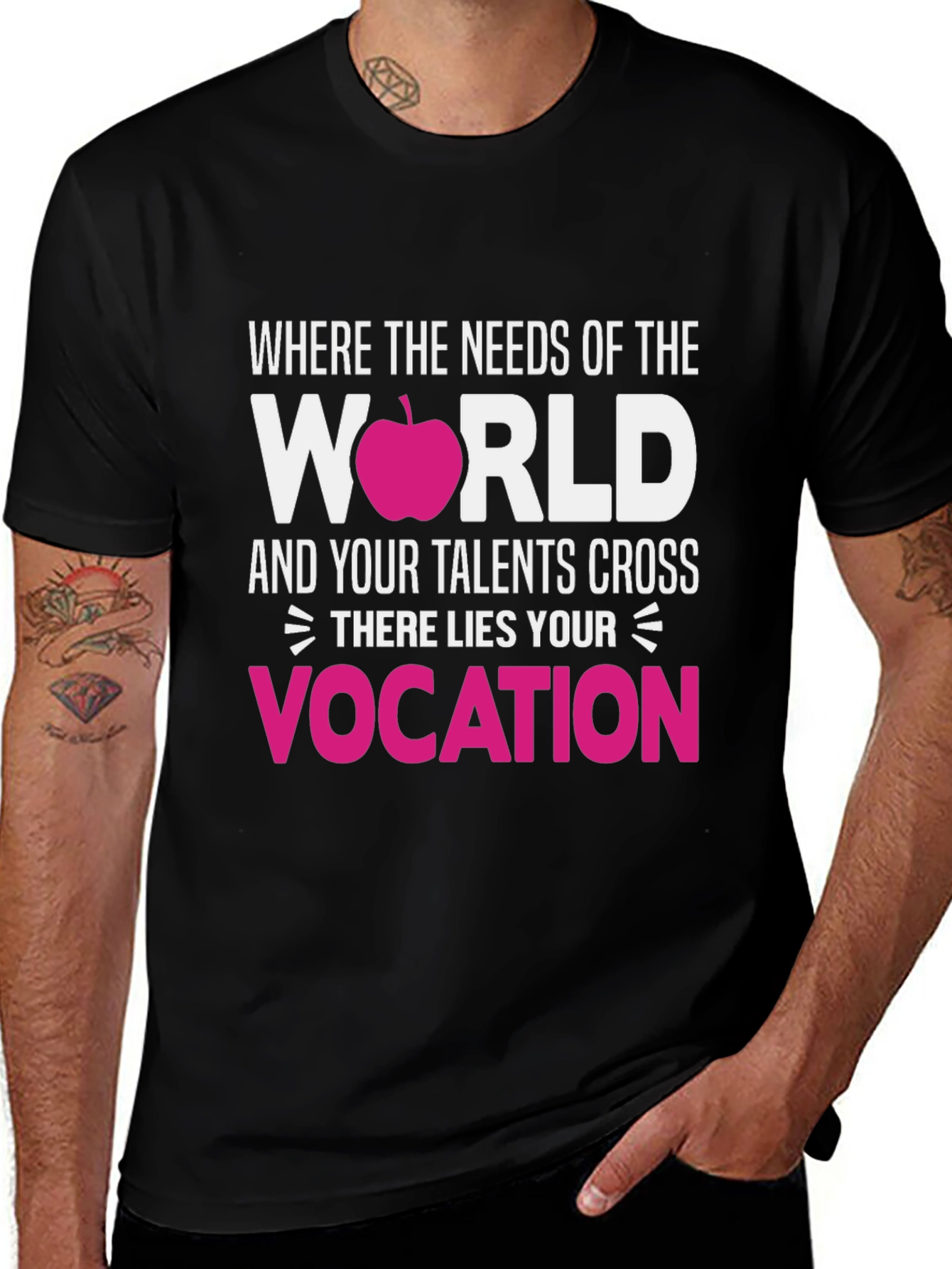 Vocation T-Shirt: Needs of the World Teacher Tee