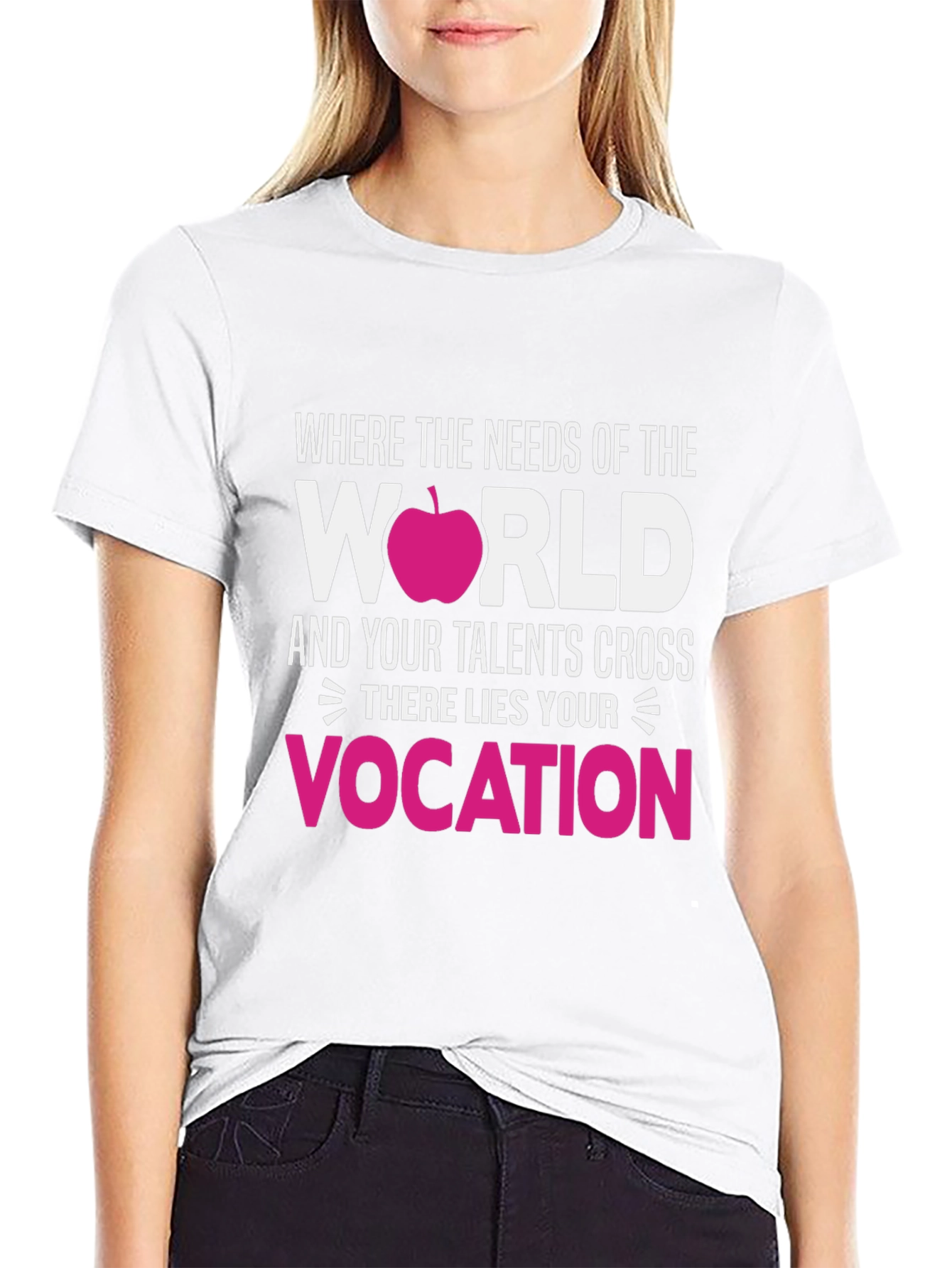 Vocation T-Shirt: Needs of the World Teacher Tee