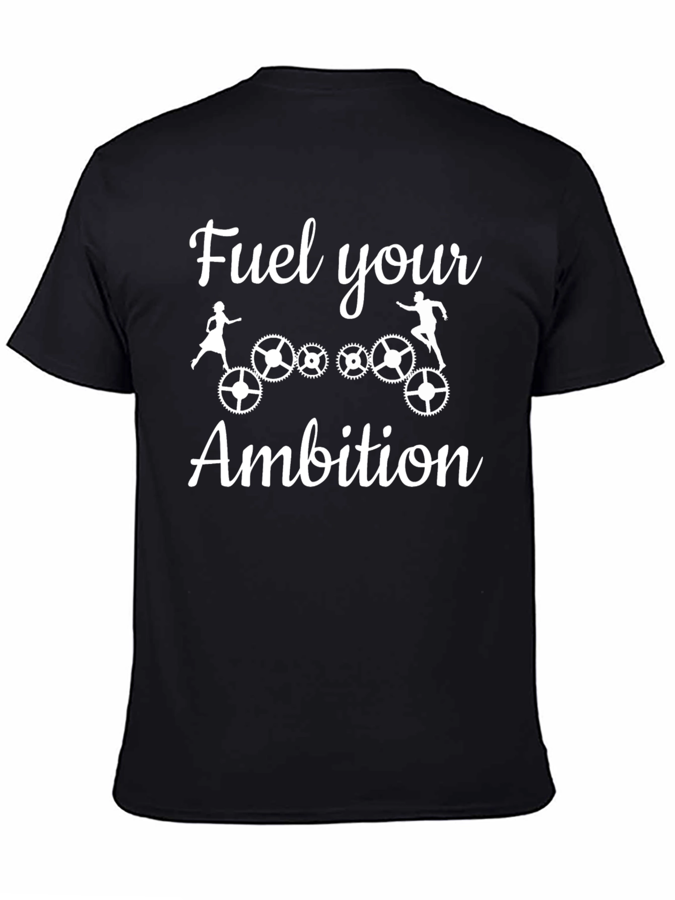 Fuel Your Ambition Black Graphic T-Shirt
