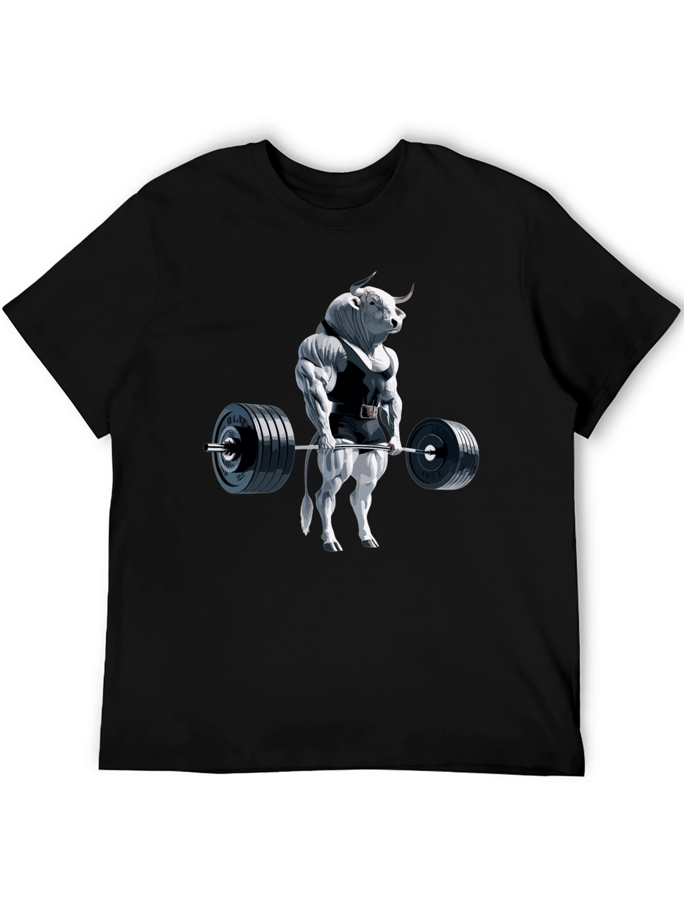 Weightlifting Bull Graphic Tee