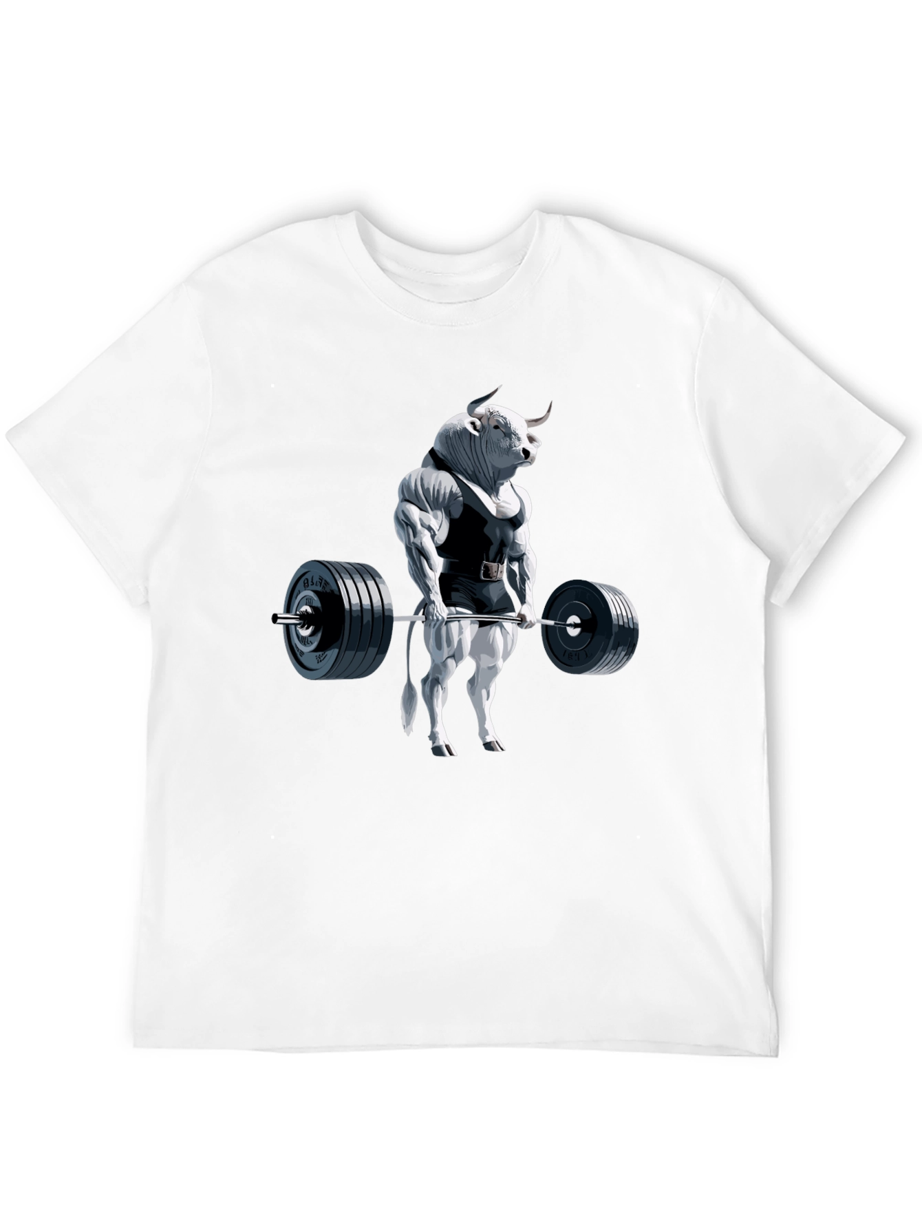 Weightlifting Bull Graphic Tee