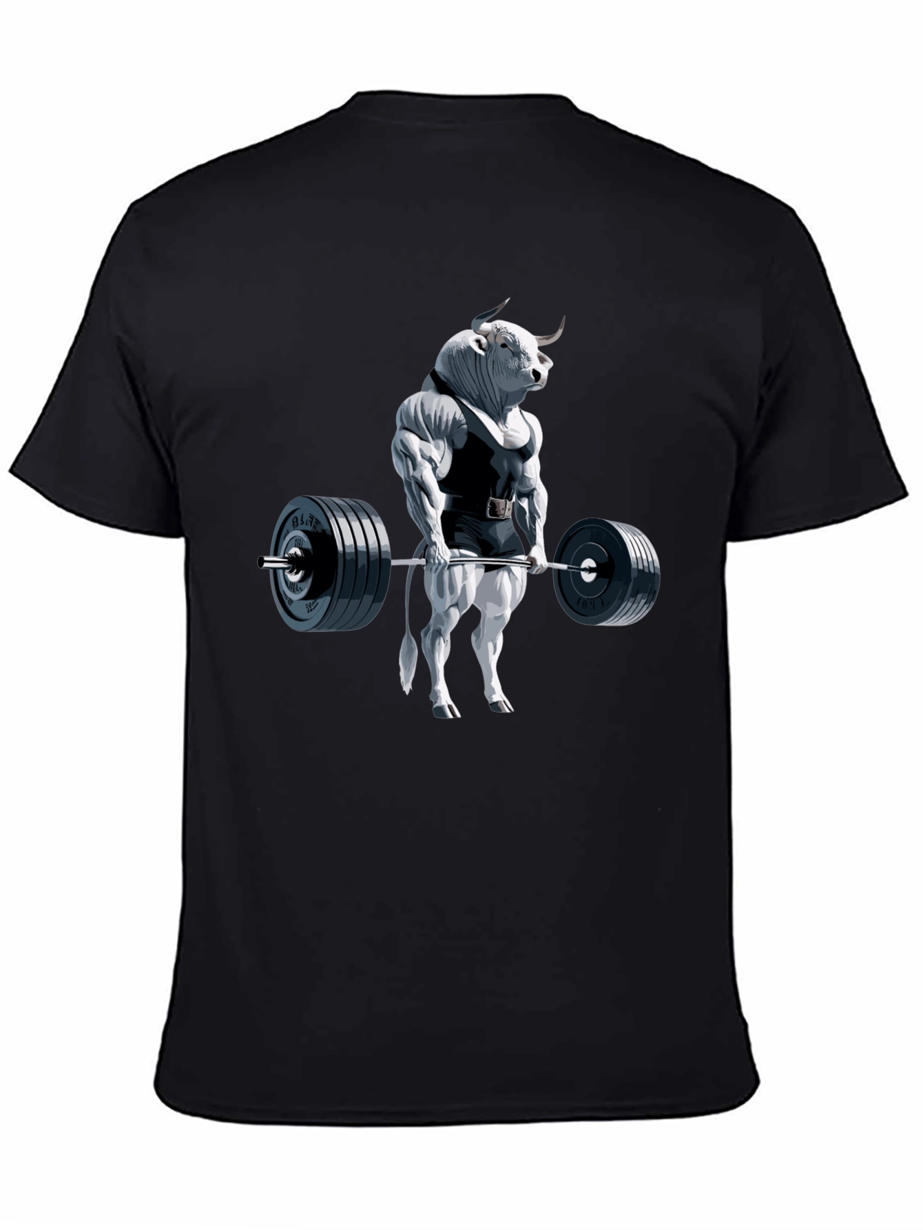Weightlifting Bull Graphic Tee