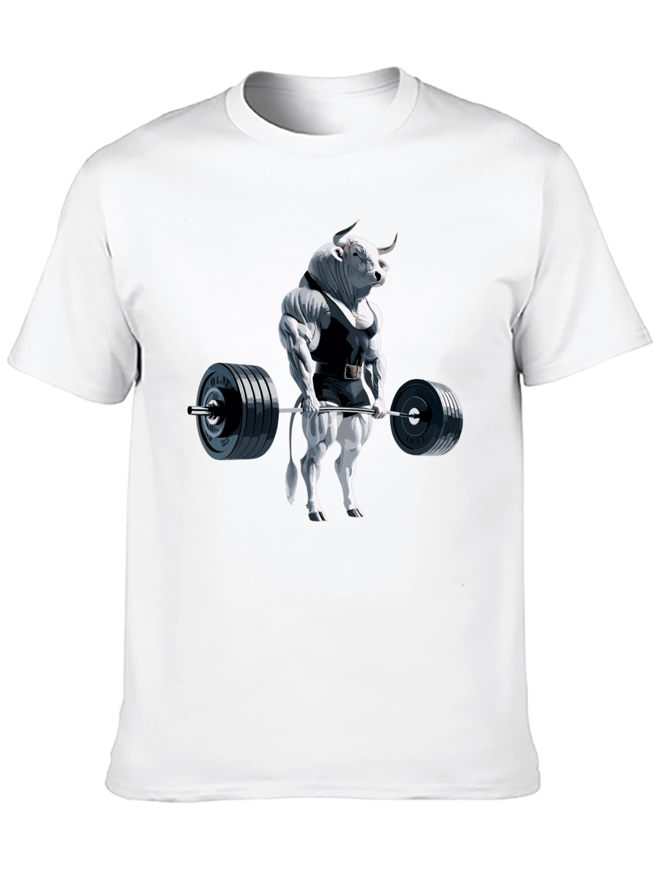 Weightlifting Bull Graphic Tee