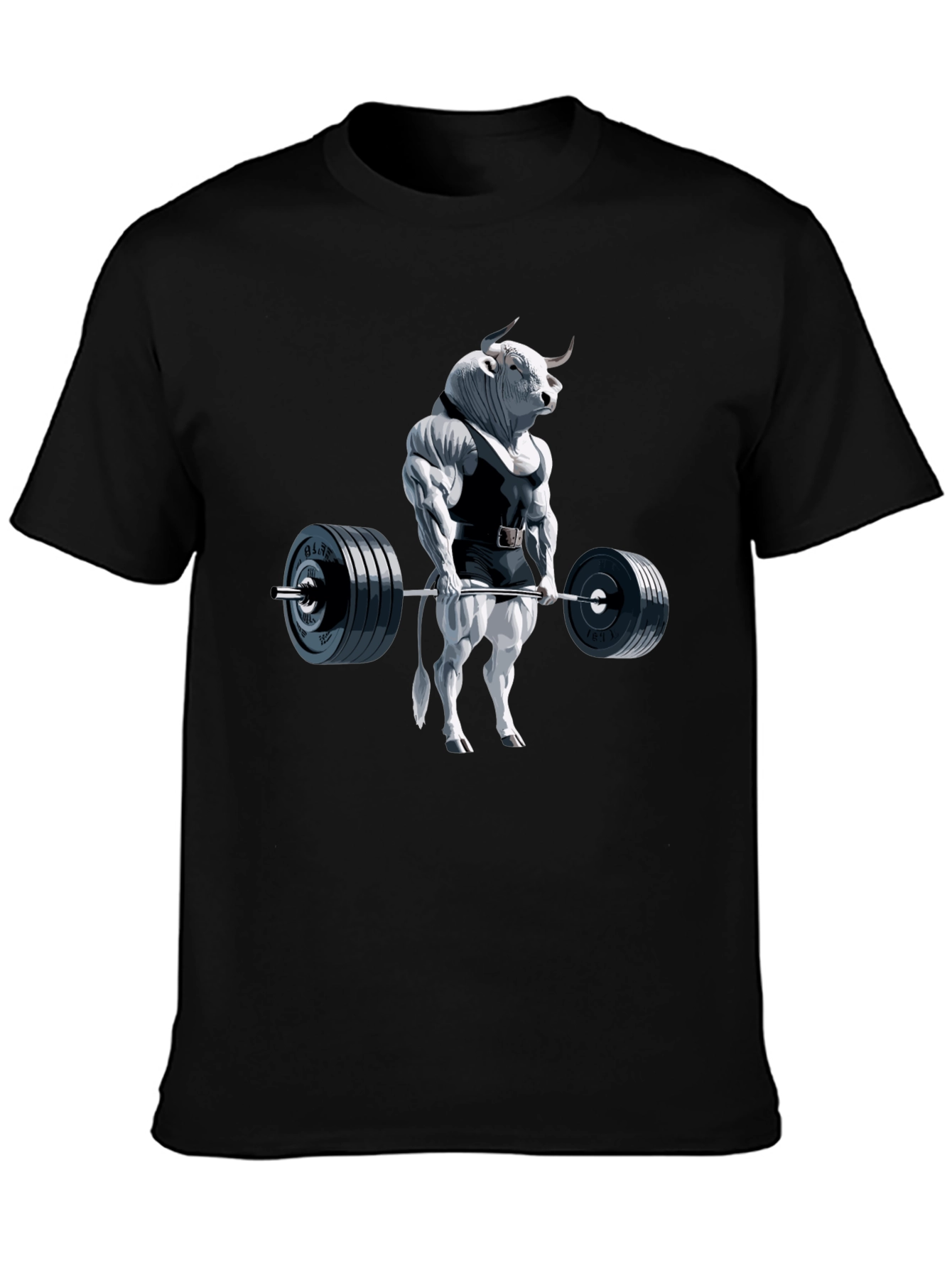 Weightlifting Bull Graphic Tee