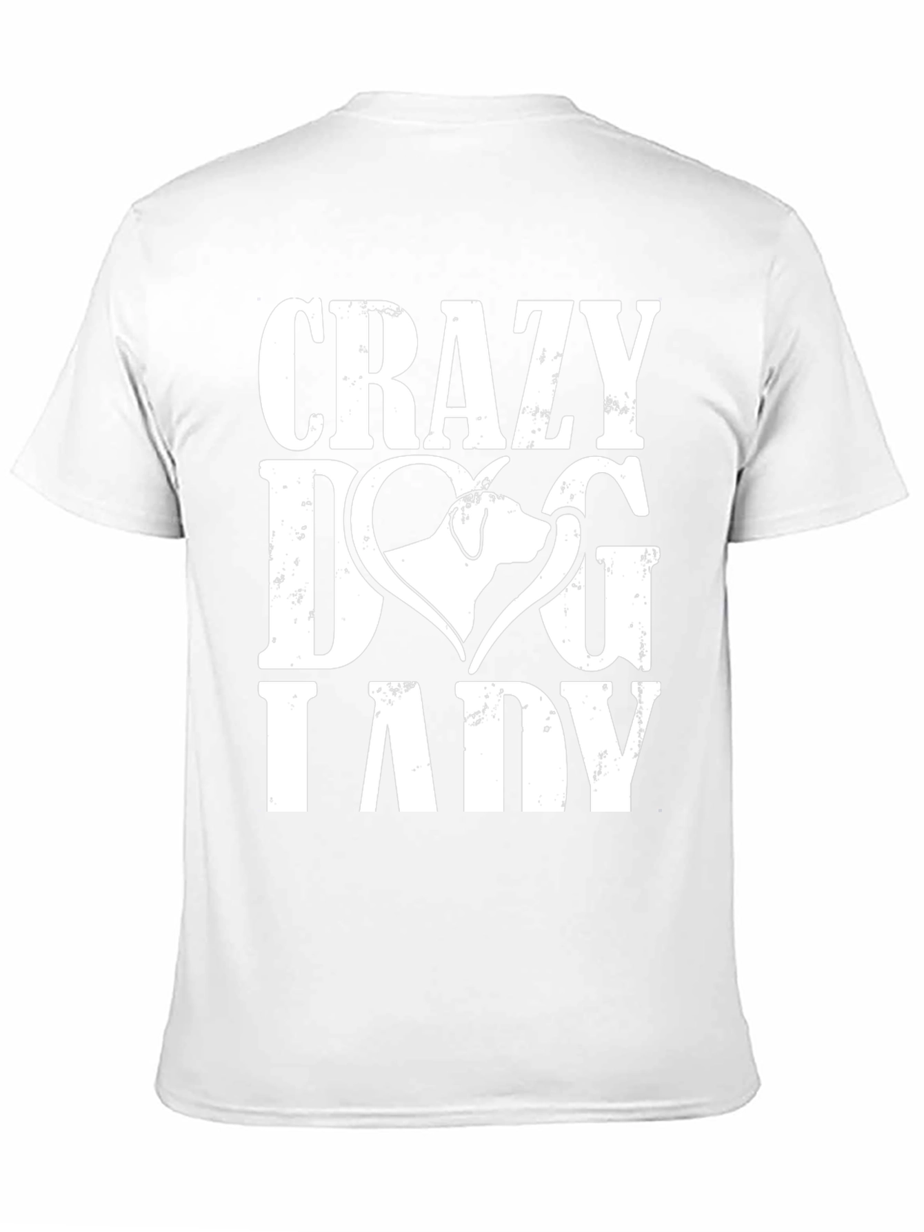 Crazy Dog Lady Graphic Tee - Black