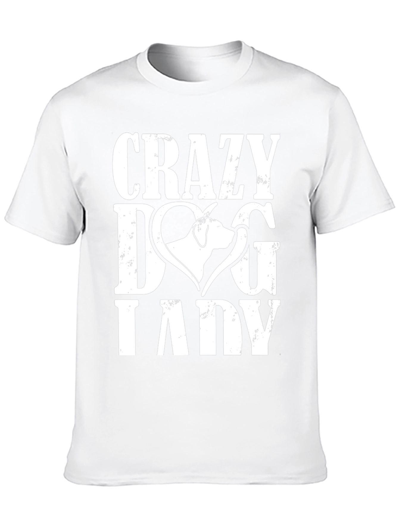 Crazy Dog Lady Graphic Tee - Black