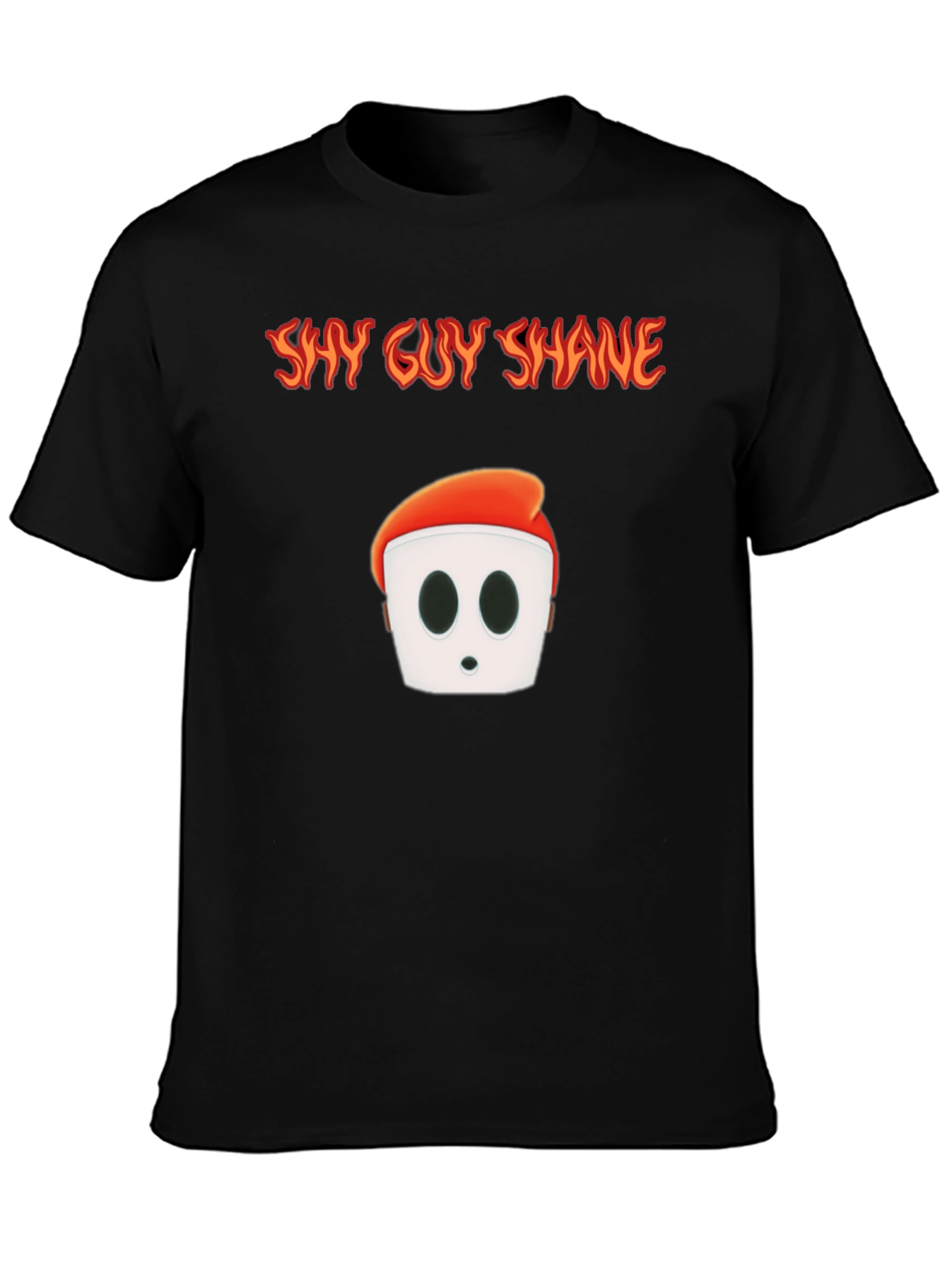 Shy Guy Shane Black T-Shirt