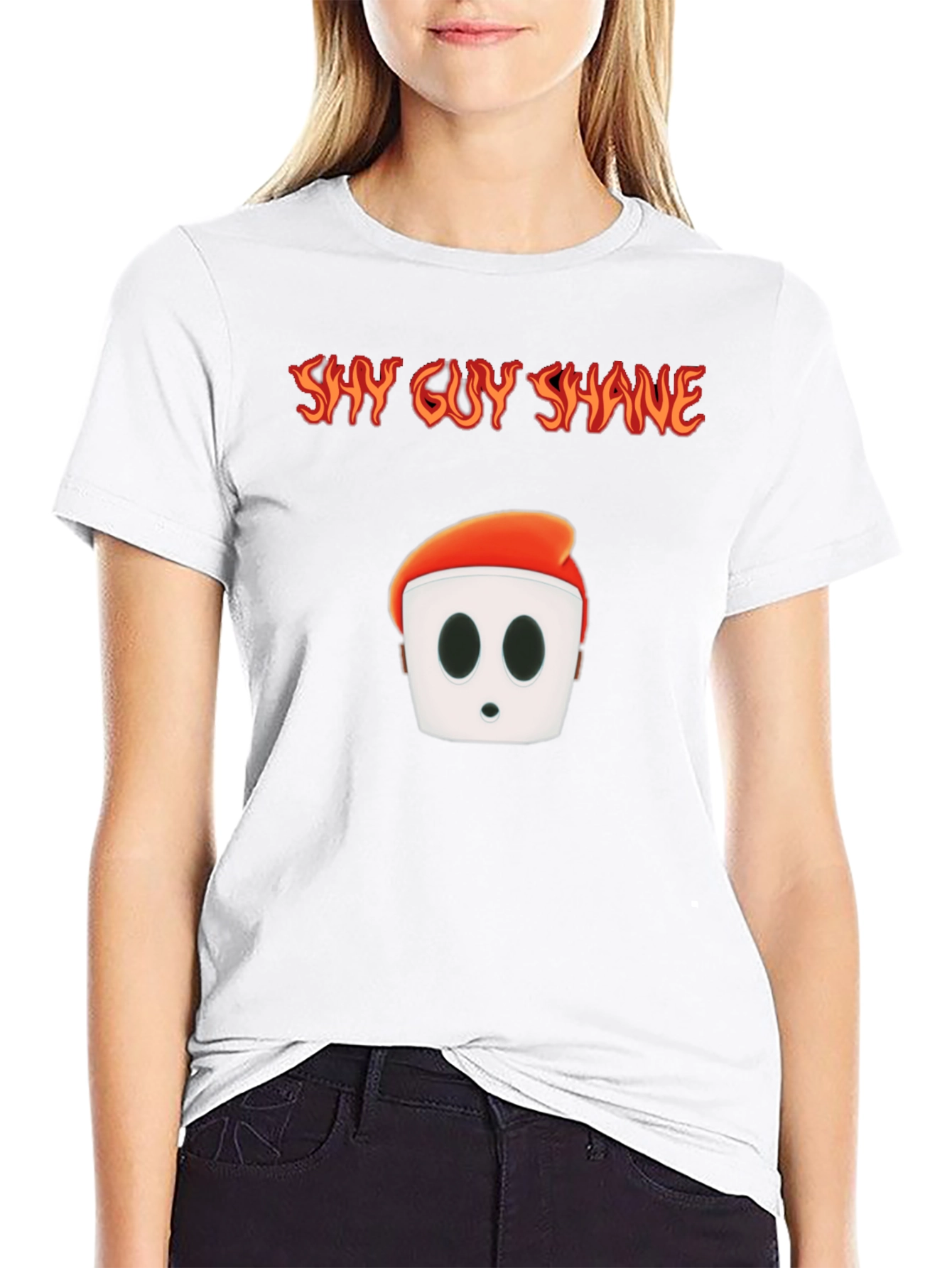 Shy Guy Shane Black T-Shirt