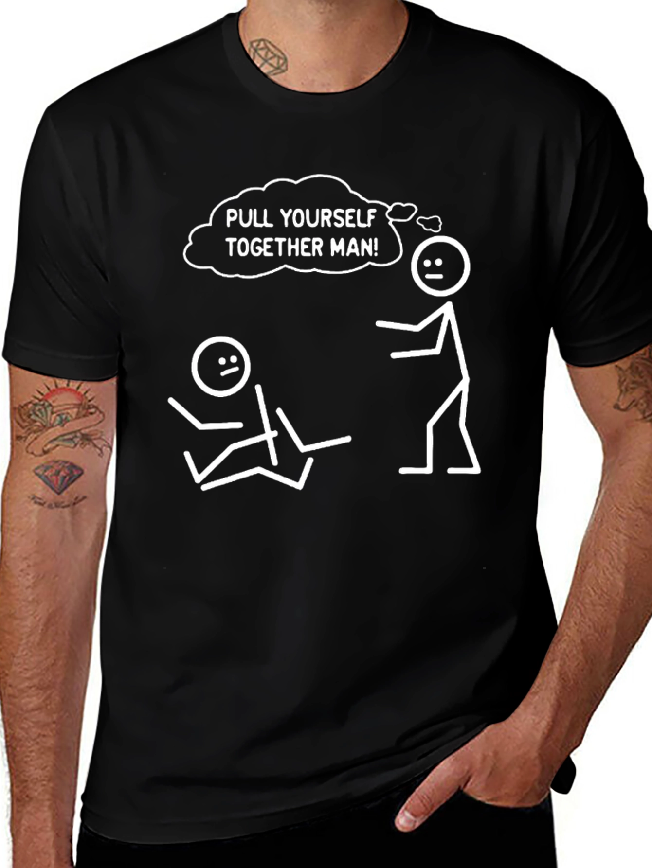 Pull Yourself Together Funny Graphic Tee