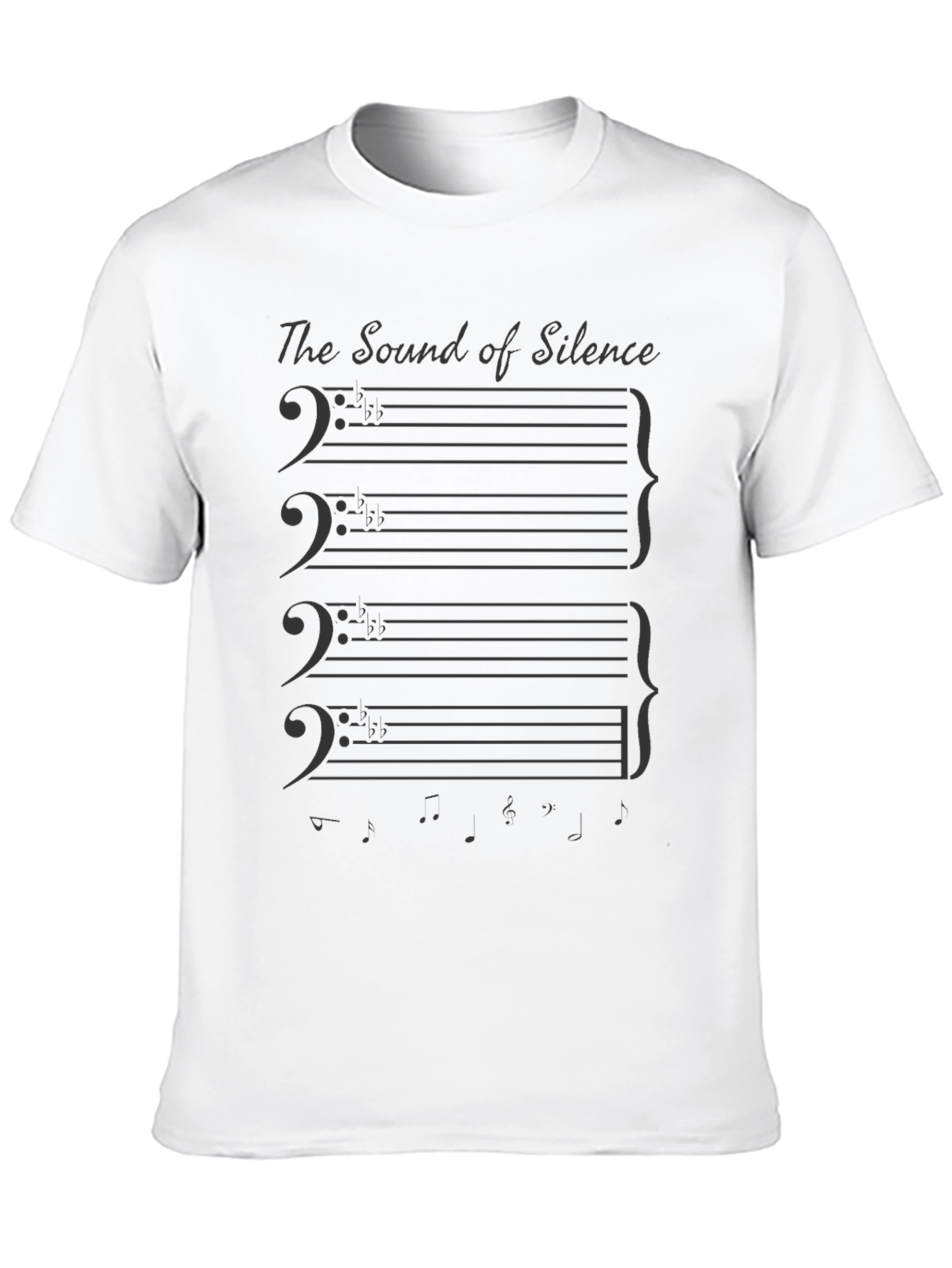 Sound of Silence Music T-Shirt