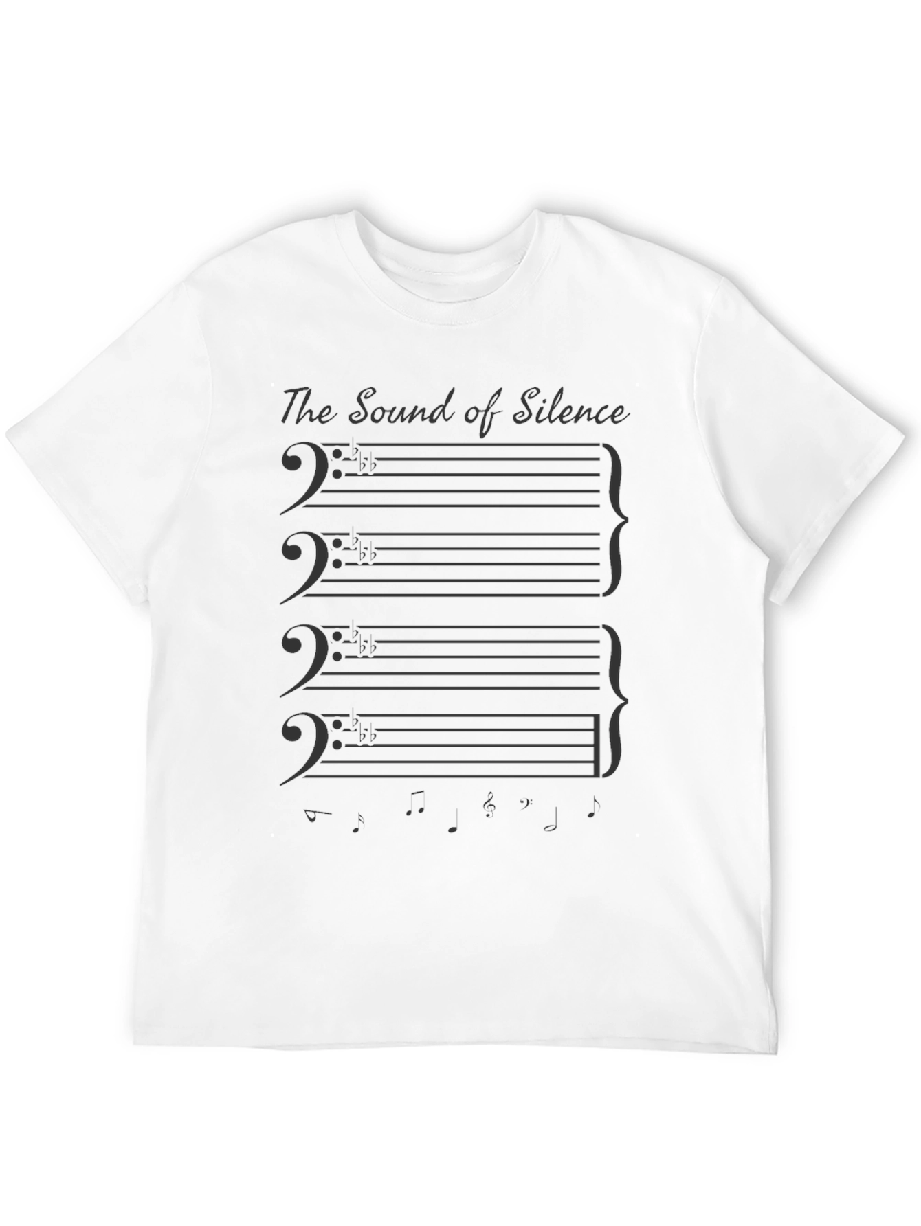 Sound of Silence Music T-Shirt
