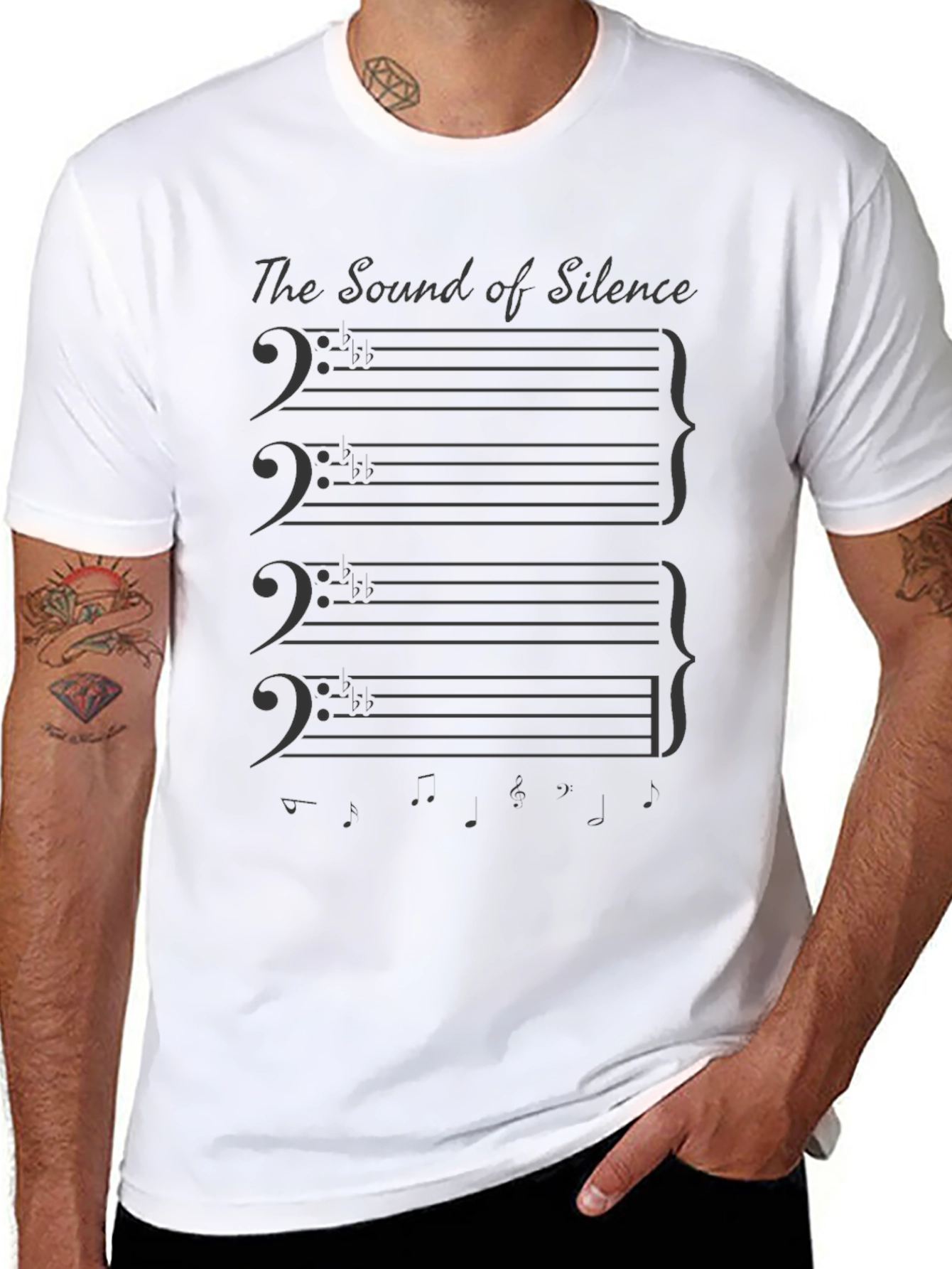 Sound of Silence Music T-Shirt