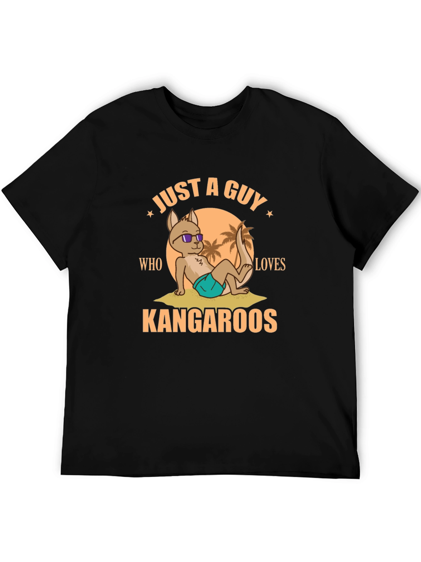 Just a Guy Who Loves Kangaroos T-Shirt