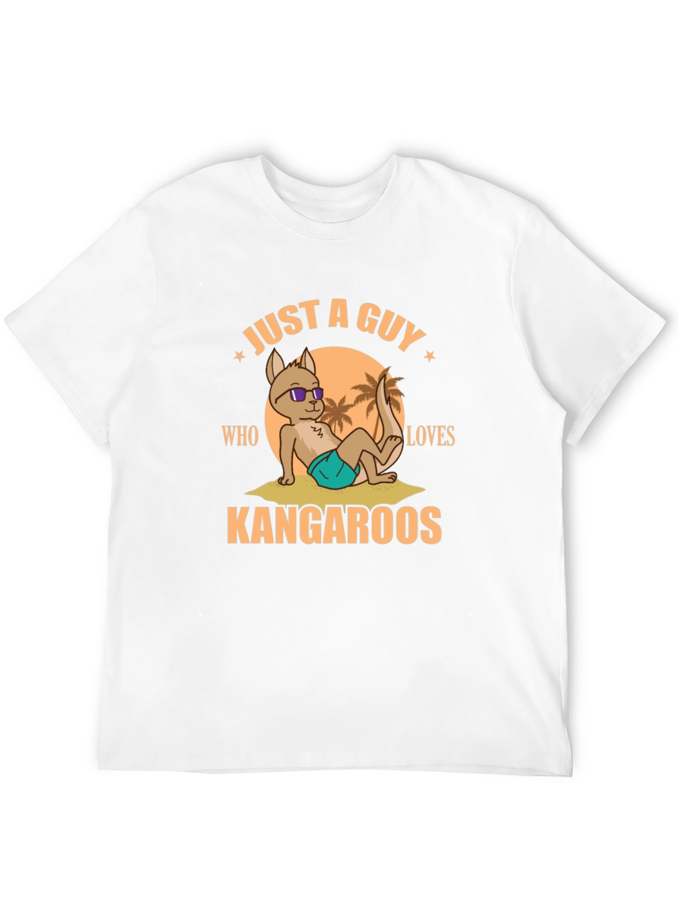 Just a Guy Who Loves Kangaroos T-Shirt