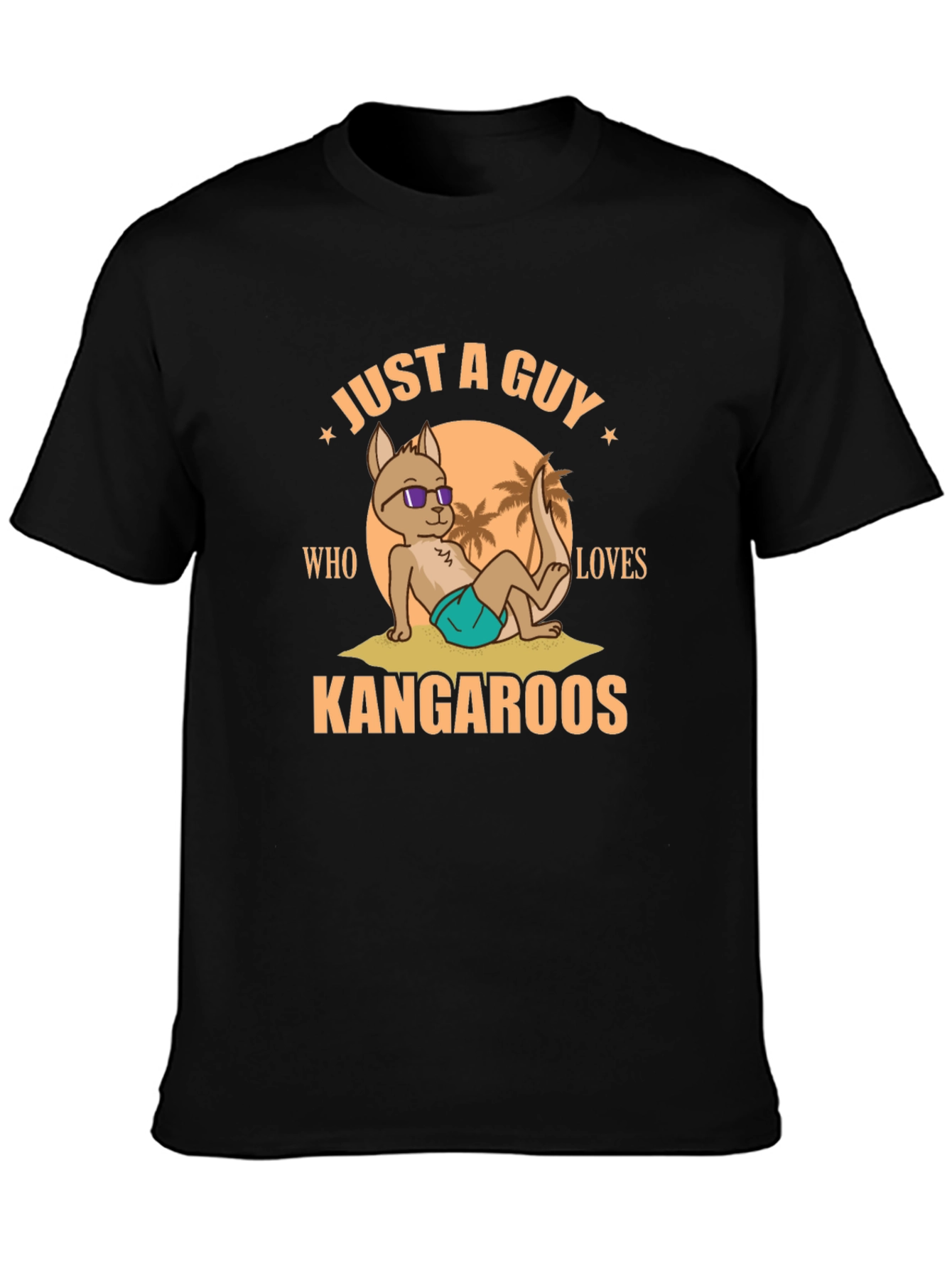 Just a Guy Who Loves Kangaroos T-Shirt