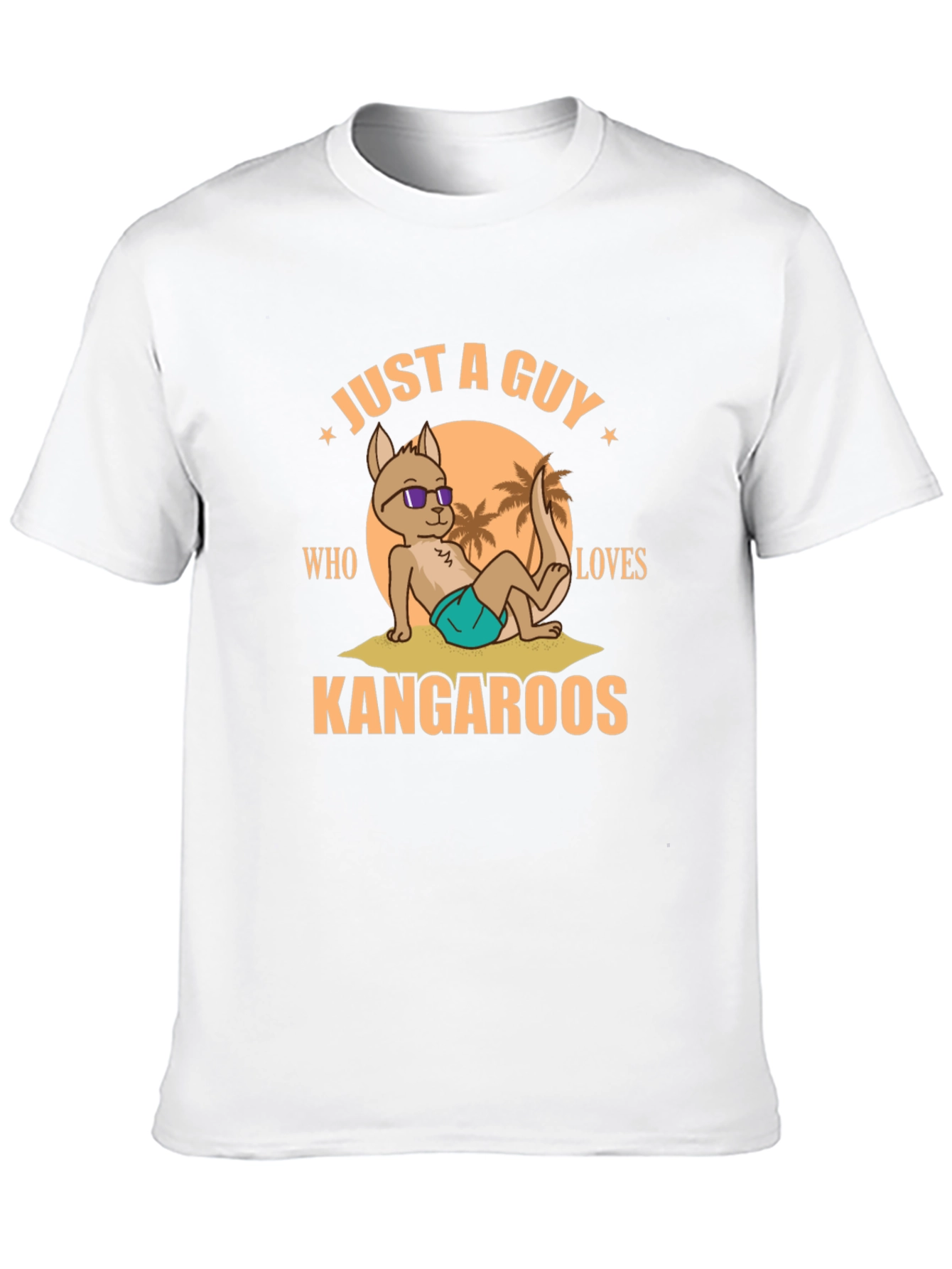 Just a Guy Who Loves Kangaroos T-Shirt
