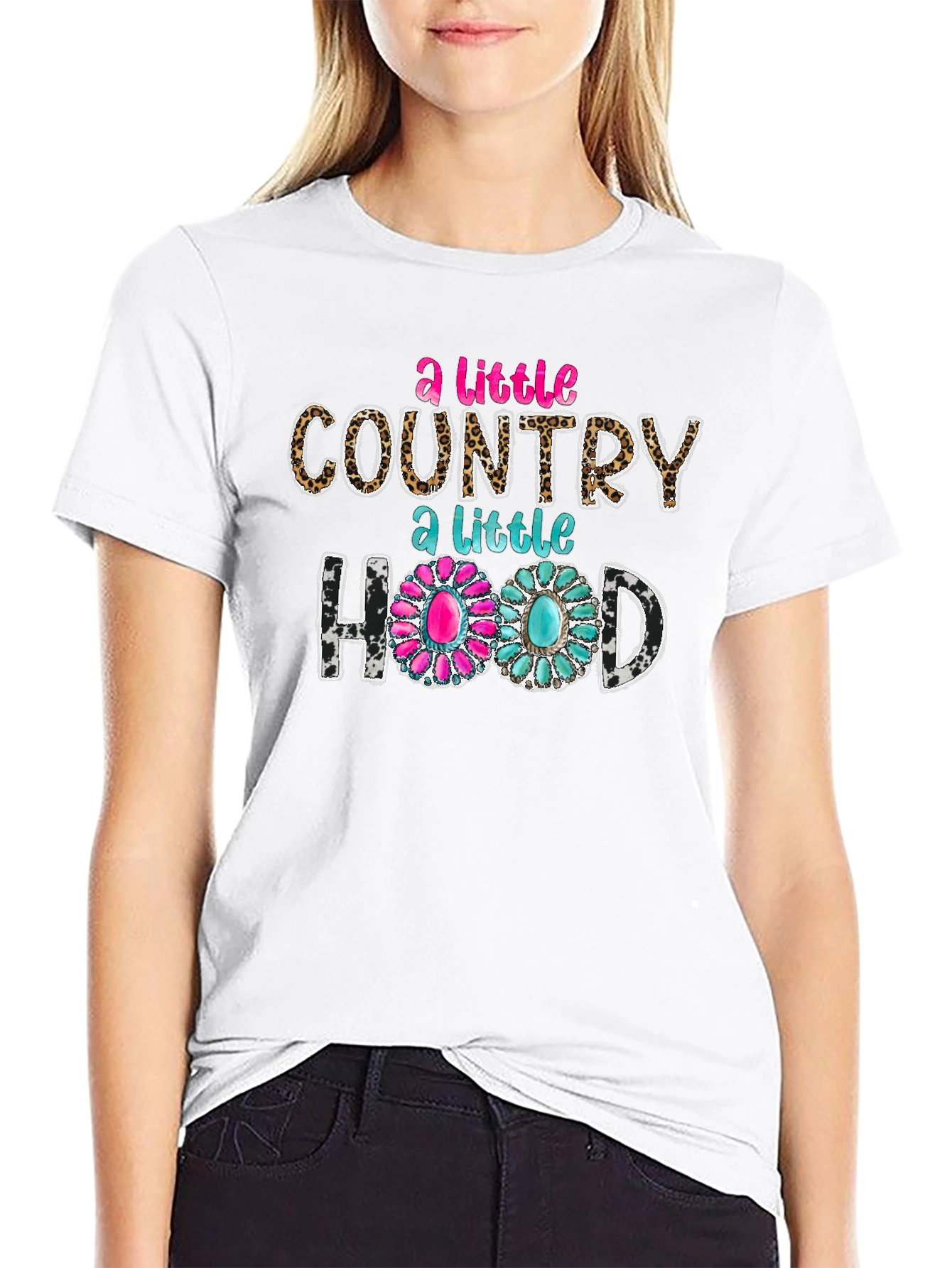 A Little Country A Little Hood Graphic Tee