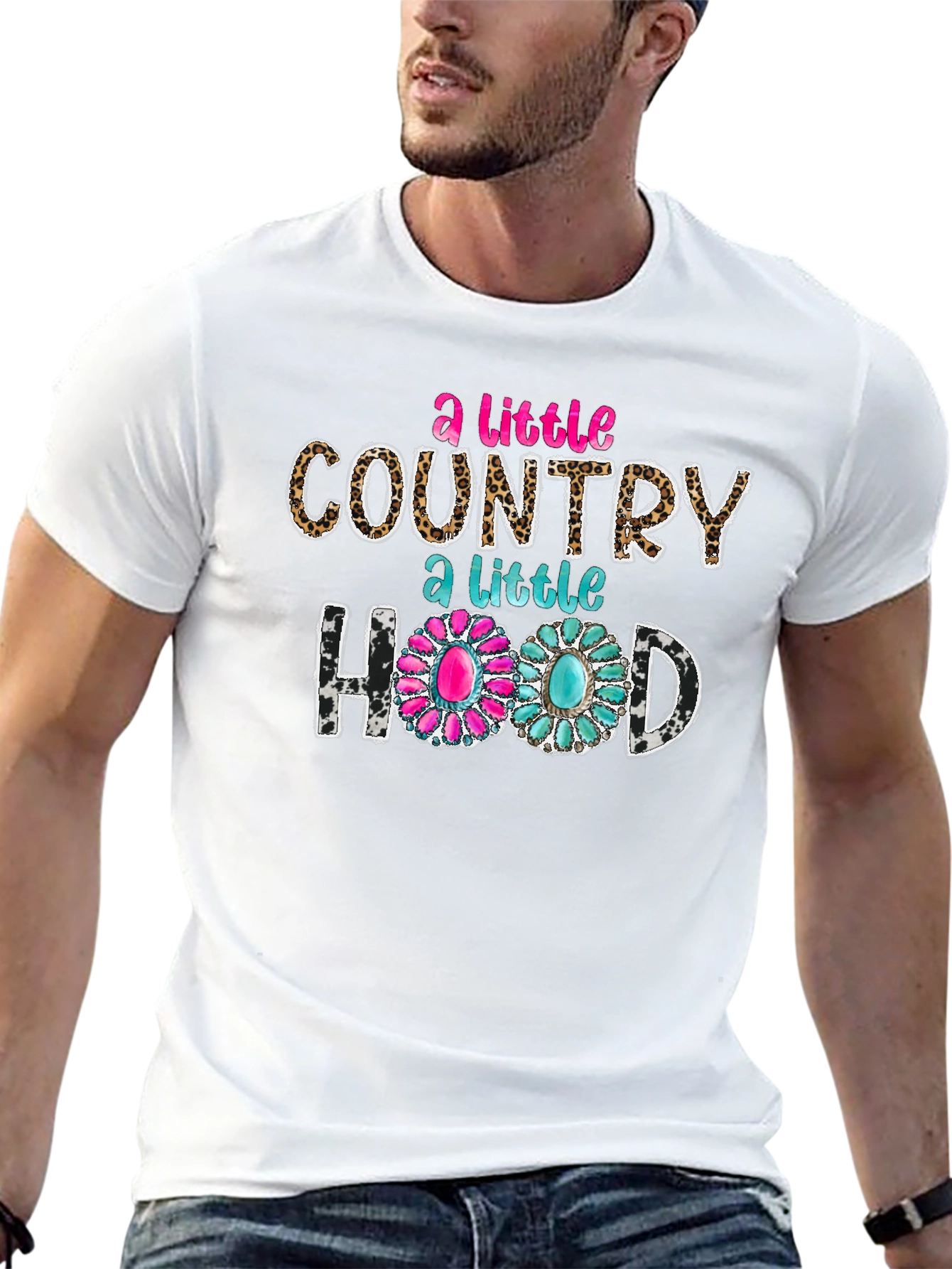 A Little Country A Little Hood Graphic Tee